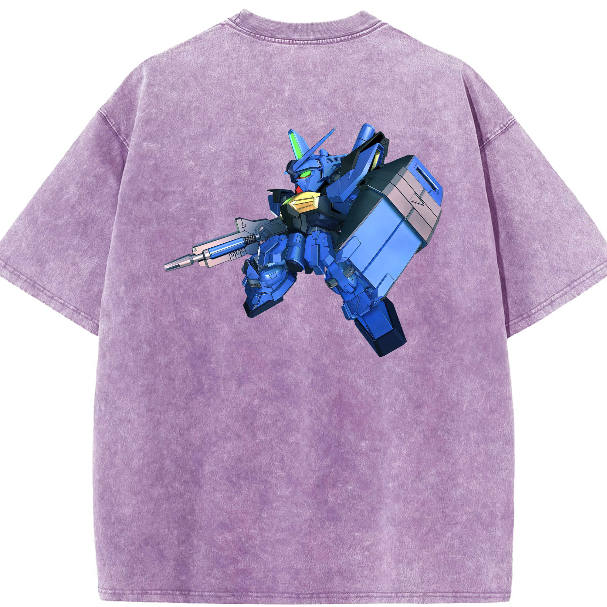 （画像用） 機動戦士ガンダム Mobile Suit Gundam 綿100% ヴィンテージ風 半袖Tシャツ（背面プリント）