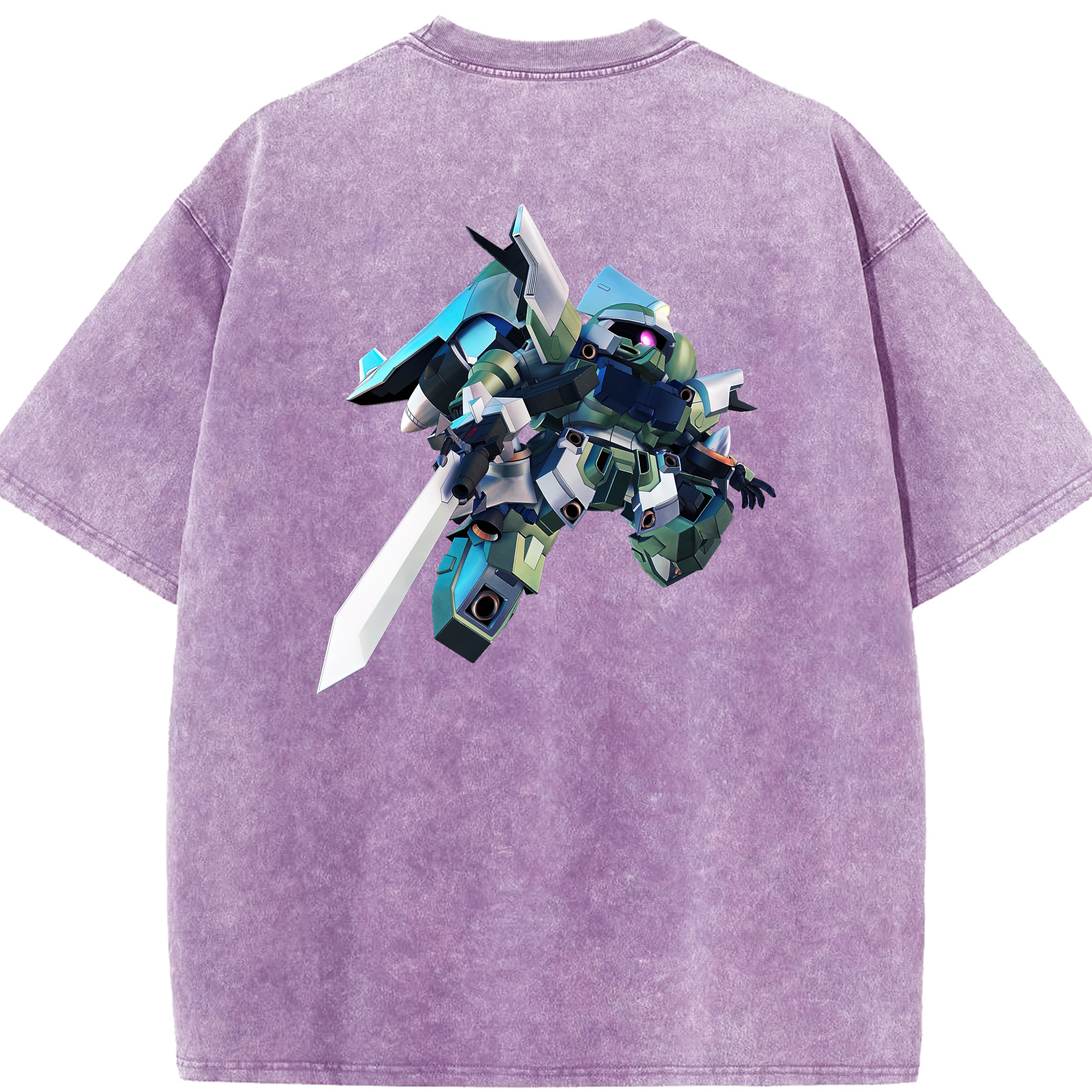 （画像用） 機動戦士ガンダム Mobile Suit Gundam 綿100% ヴィンテージ風 半袖Tシャツ（背面プリント）