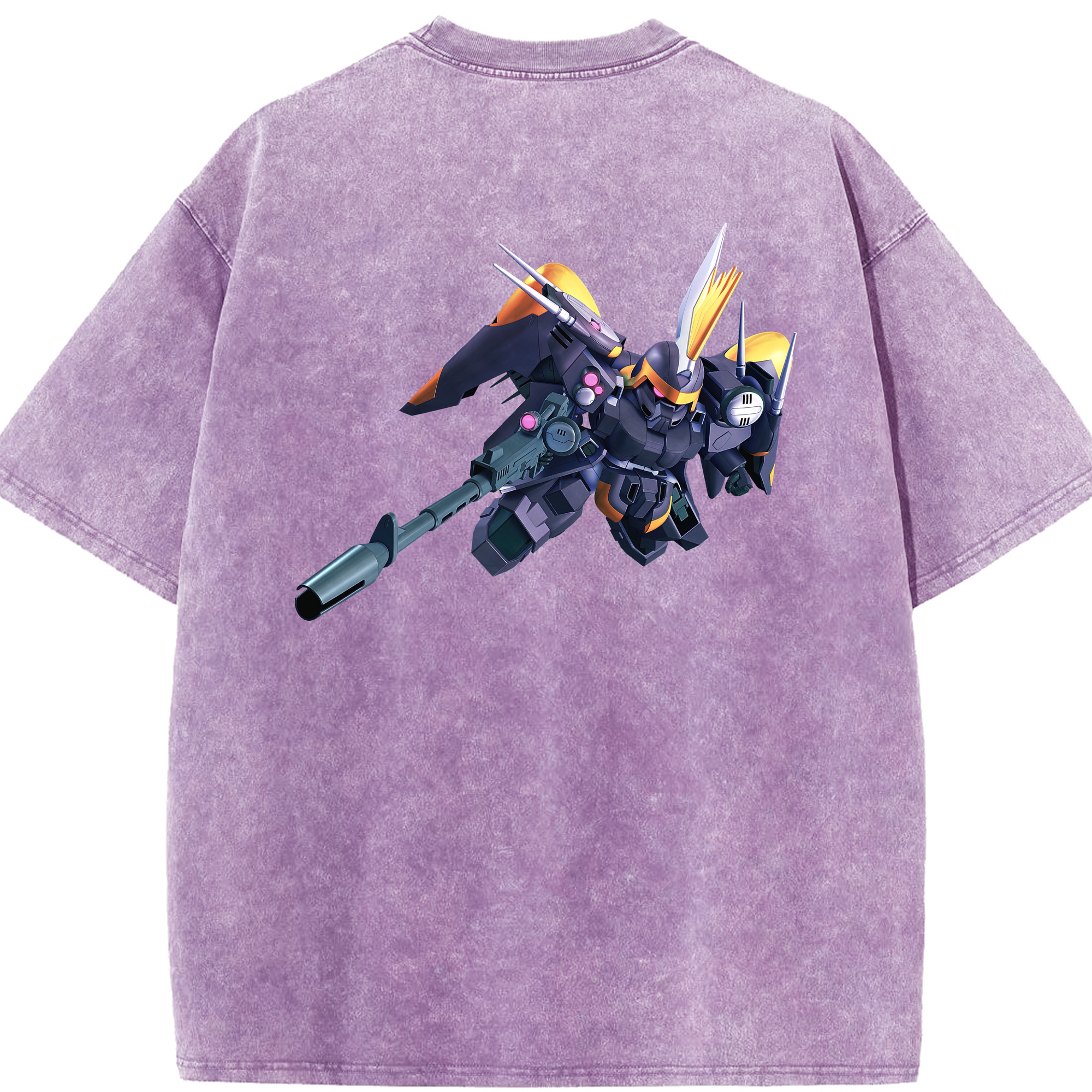 （画像用） 機動戦士ガンダム Mobile Suit Gundam 綿100% ヴィンテージ風 半袖Tシャツ（背面プリント）