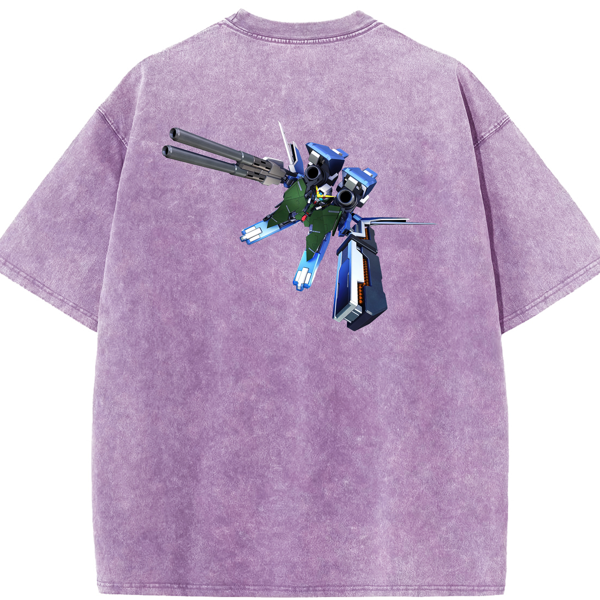（画像用） 機動戦士ガンダム Mobile Suit Gundam 綿100% ヴィンテージ風 半袖Tシャツ（背面プリント）