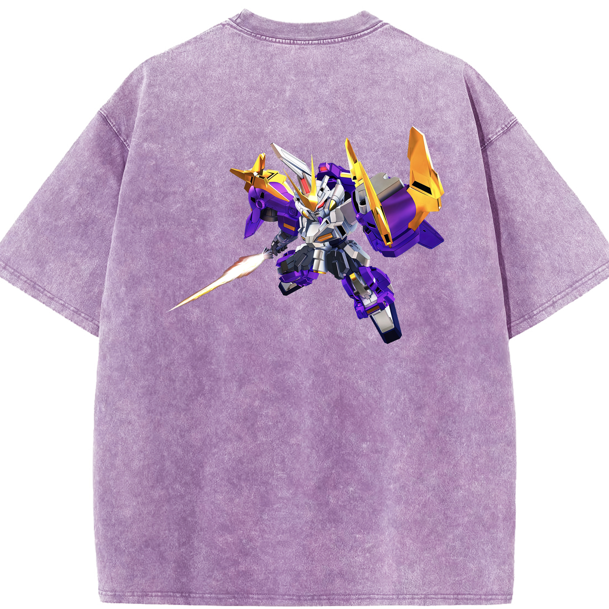 （画像用） 機動戦士ガンダム Mobile Suit Gundam 綿100% ヴィンテージ風 半袖Tシャツ（背面プリント）