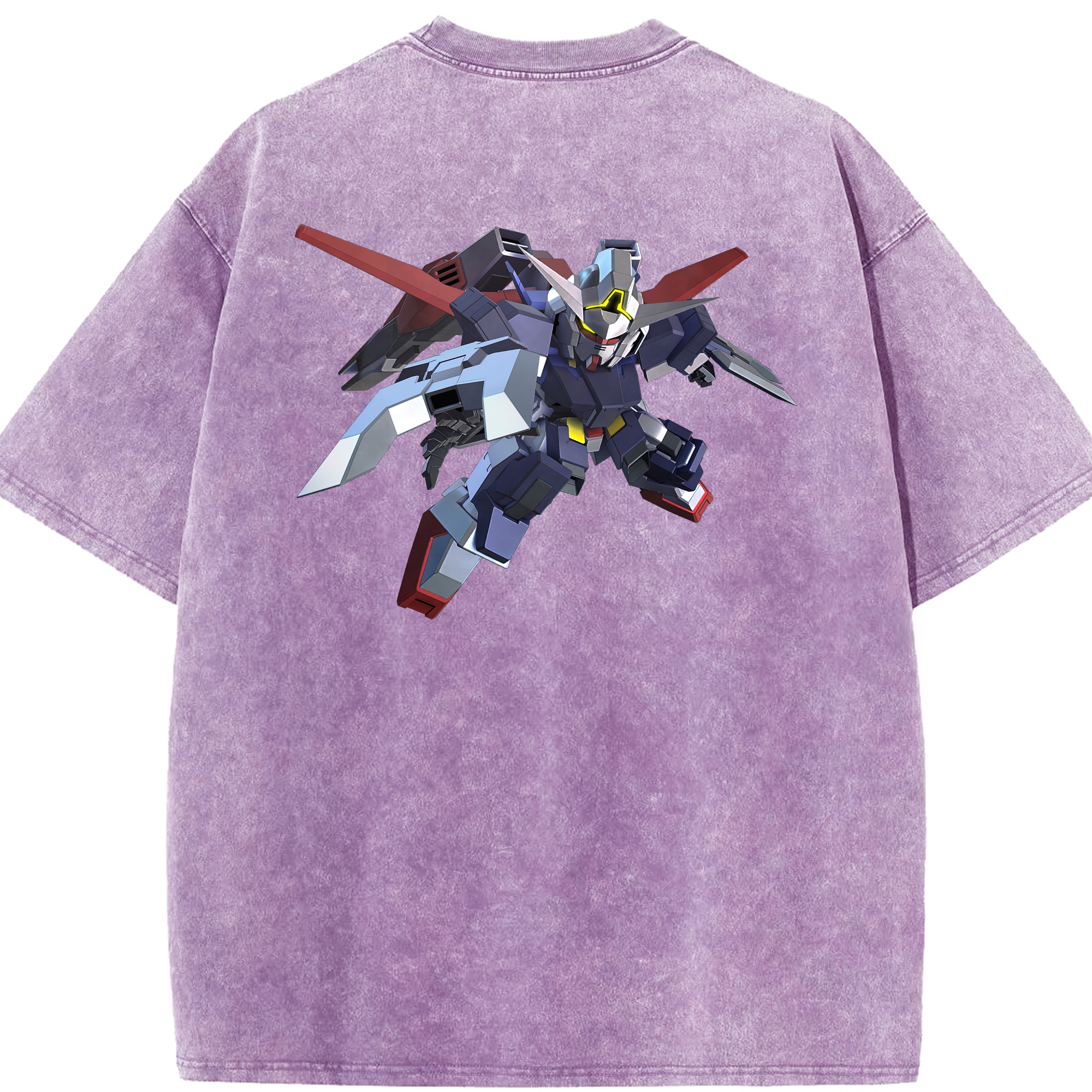 （画像用） 機動戦士ガンダム Mobile Suit Gundam 綿100% ヴィンテージ風 半袖Tシャツ（背面プリント）