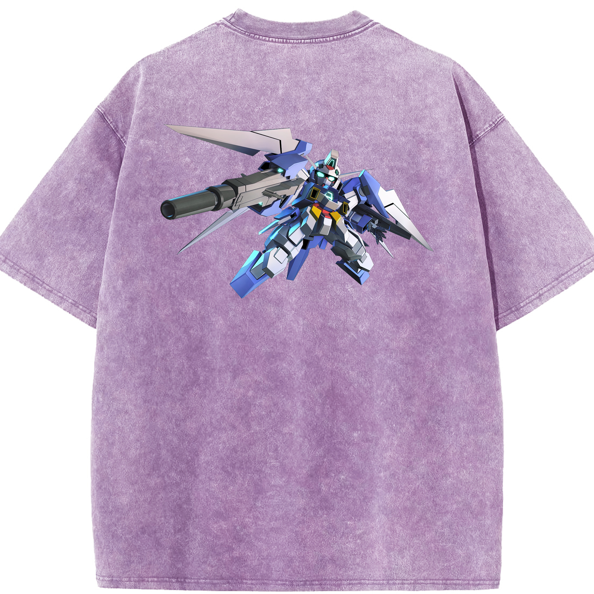 （画像用） 機動戦士ガンダム Mobile Suit Gundam 綿100% ヴィンテージ風 半袖Tシャツ（背面プリント）