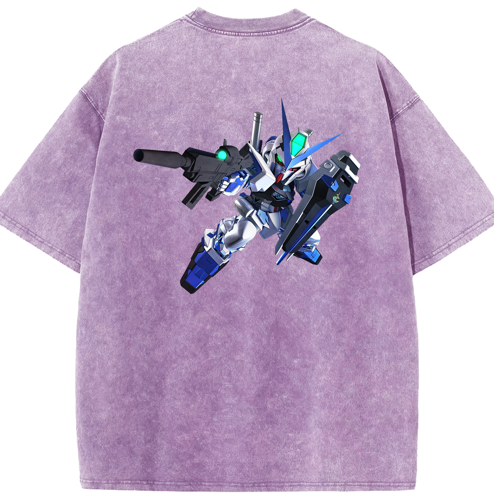 （画像用） 機動戦士ガンダム Mobile Suit Gundam 綿100% ヴィンテージ風 半袖Tシャツ（背面プリント）