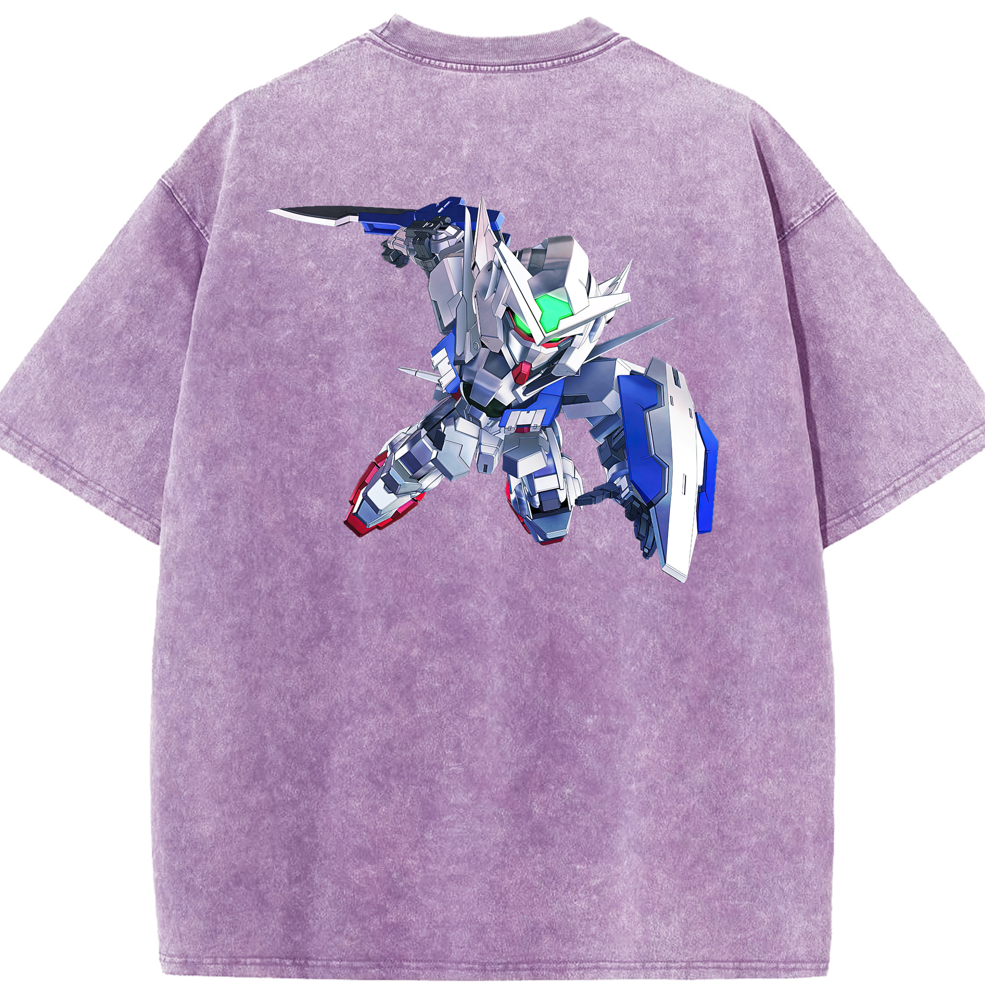 （画像用） 機動戦士ガンダム Mobile Suit Gundam 綿100% ヴィンテージ風 半袖Tシャツ（背面プリント）