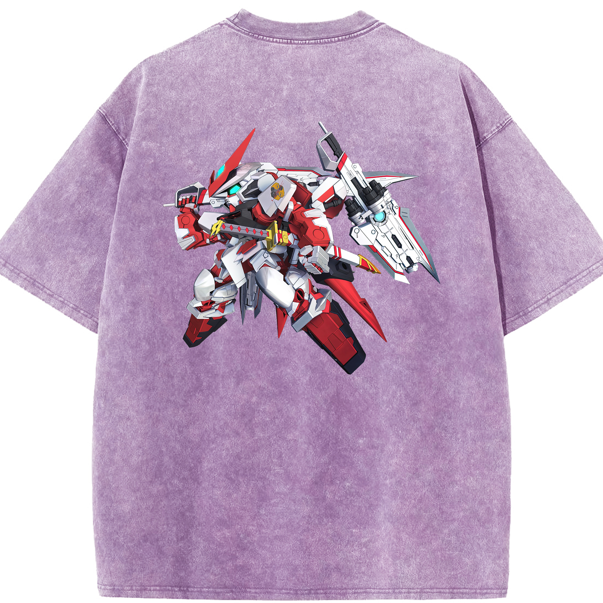 （画像用） 機動戦士ガンダム Mobile Suit Gundam 綿100% ヴィンテージ風 半袖Tシャツ（背面プリント）