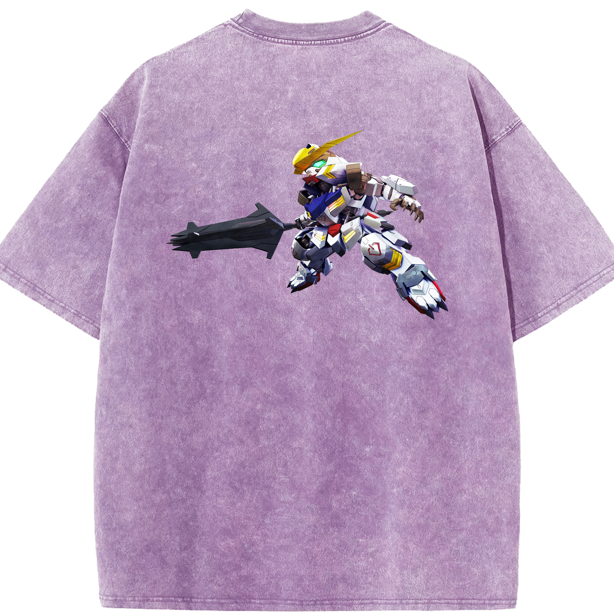 （画像用） 機動戦士ガンダム Mobile Suit Gundam 綿100% ヴィンテージ風 半袖Tシャツ（背面プリント）