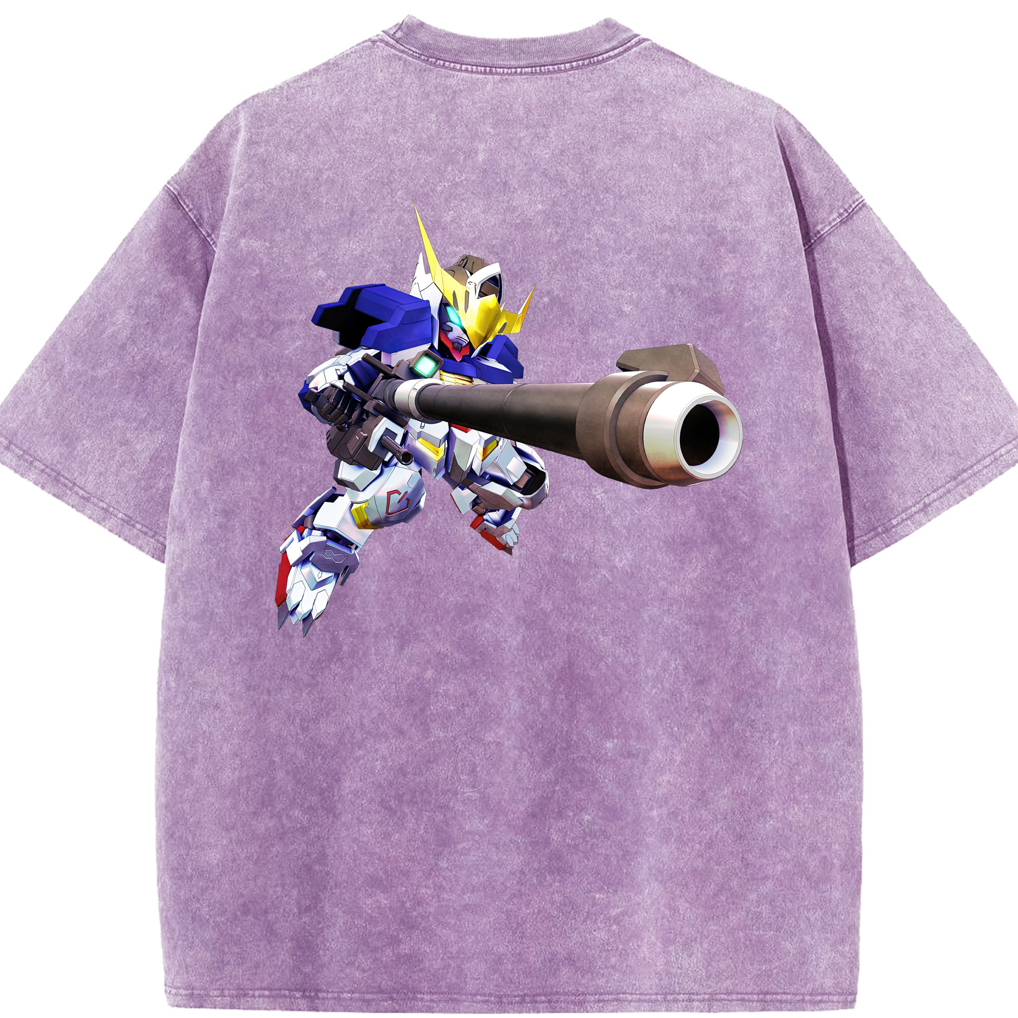 （画像用） 機動戦士ガンダム Mobile Suit Gundam 綿100% ヴィンテージ風 半袖Tシャツ（背面プリント）