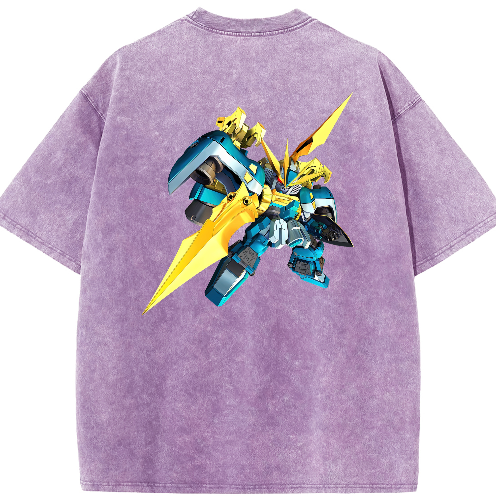 （画像用） 機動戦士ガンダム Mobile Suit Gundam 綿100% ヴィンテージ風 半袖Tシャツ（背面プリント）