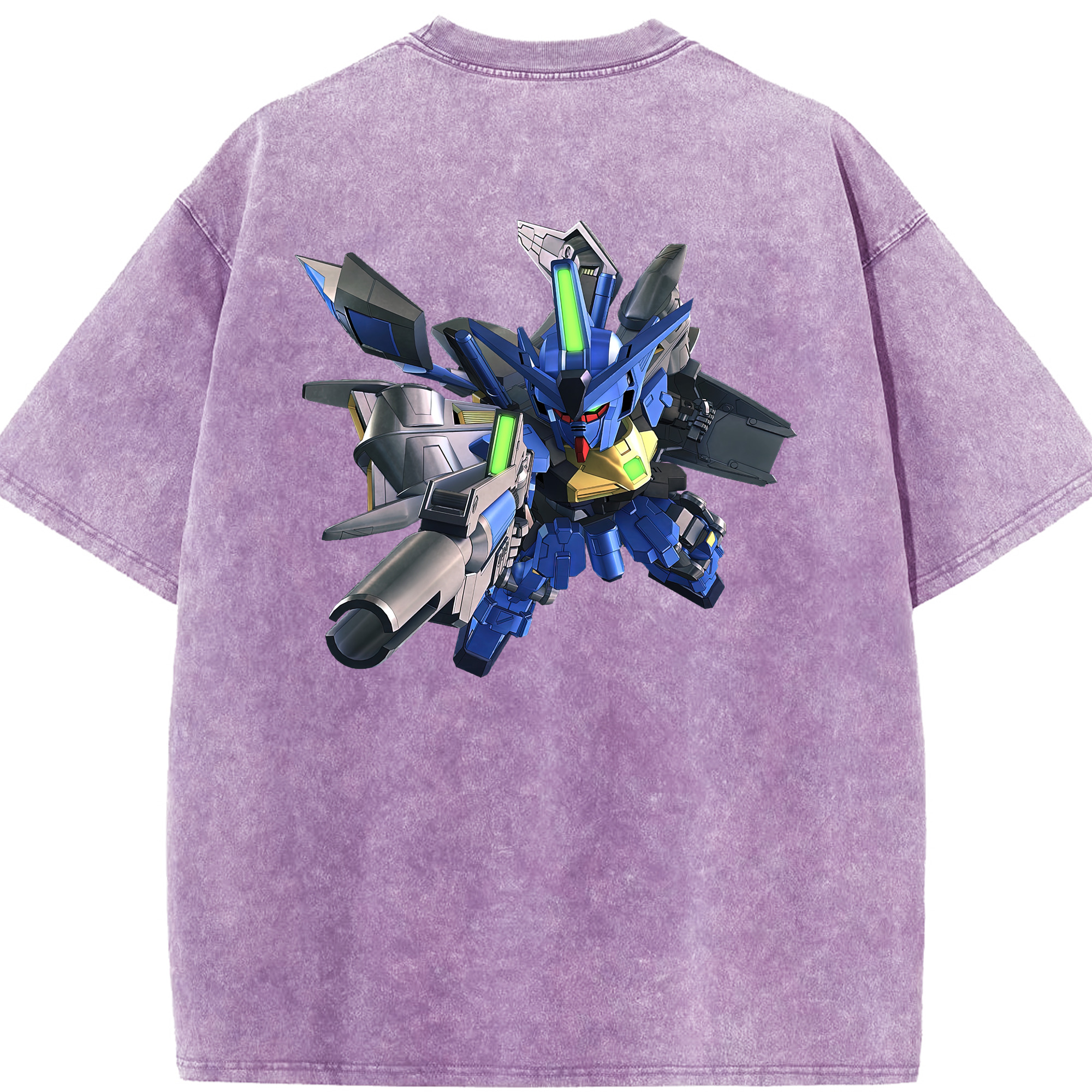 （画像用） 機動戦士ガンダム Mobile Suit Gundam 綿100% ヴィンテージ風 半袖Tシャツ（背面プリント）