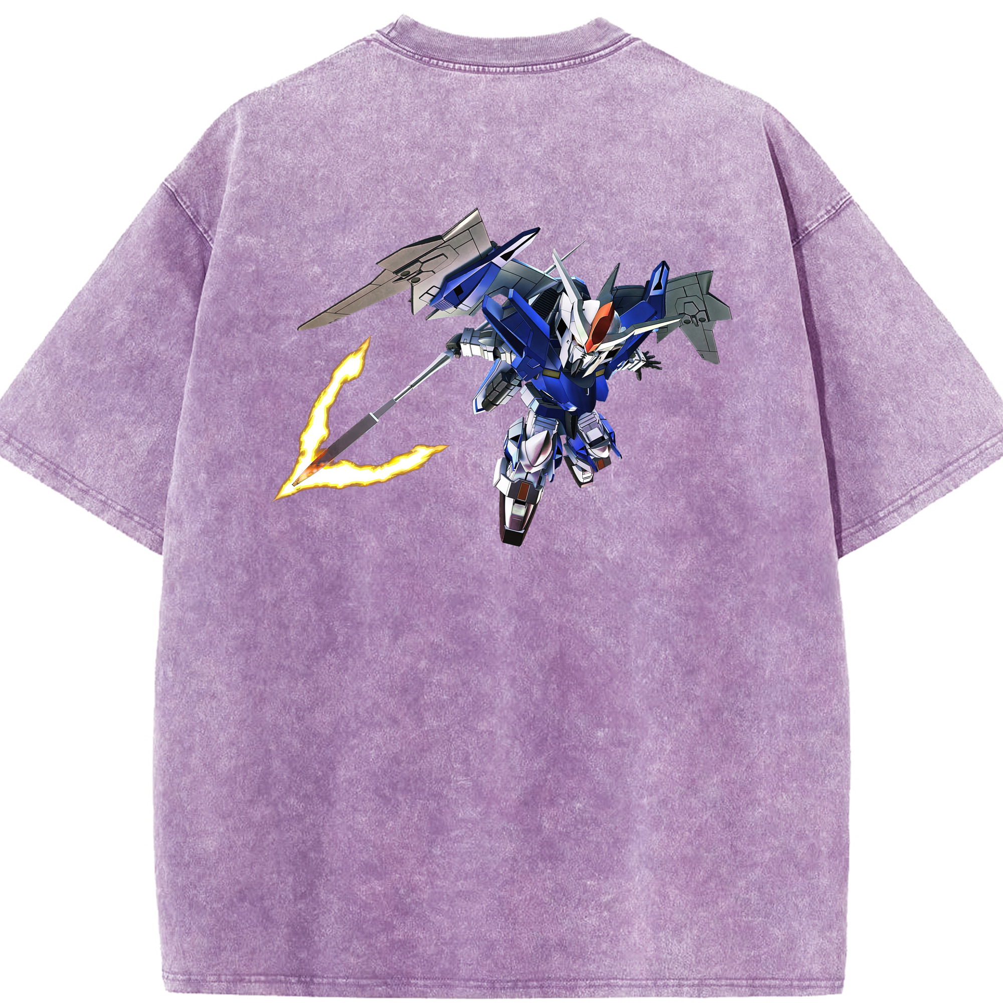 （画像用） 機動戦士ガンダム Mobile Suit Gundam 綿100% ヴィンテージ風 半袖Tシャツ（背面プリント）