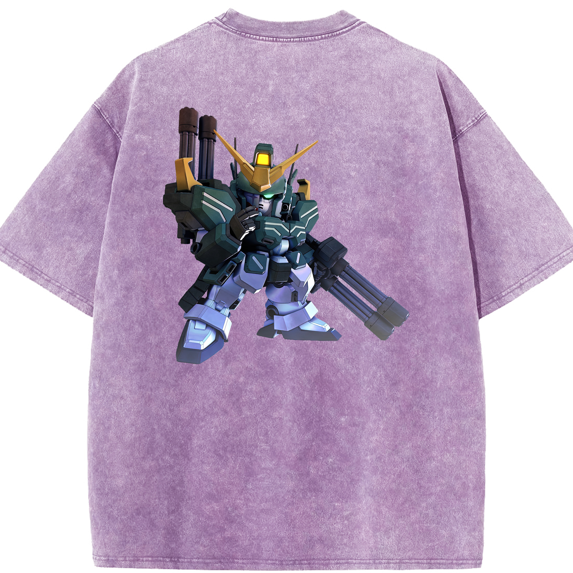 （画像用） 機動戦士ガンダム Mobile Suit Gundam 綿100% ヴィンテージ風 半袖Tシャツ（背面プリント）
