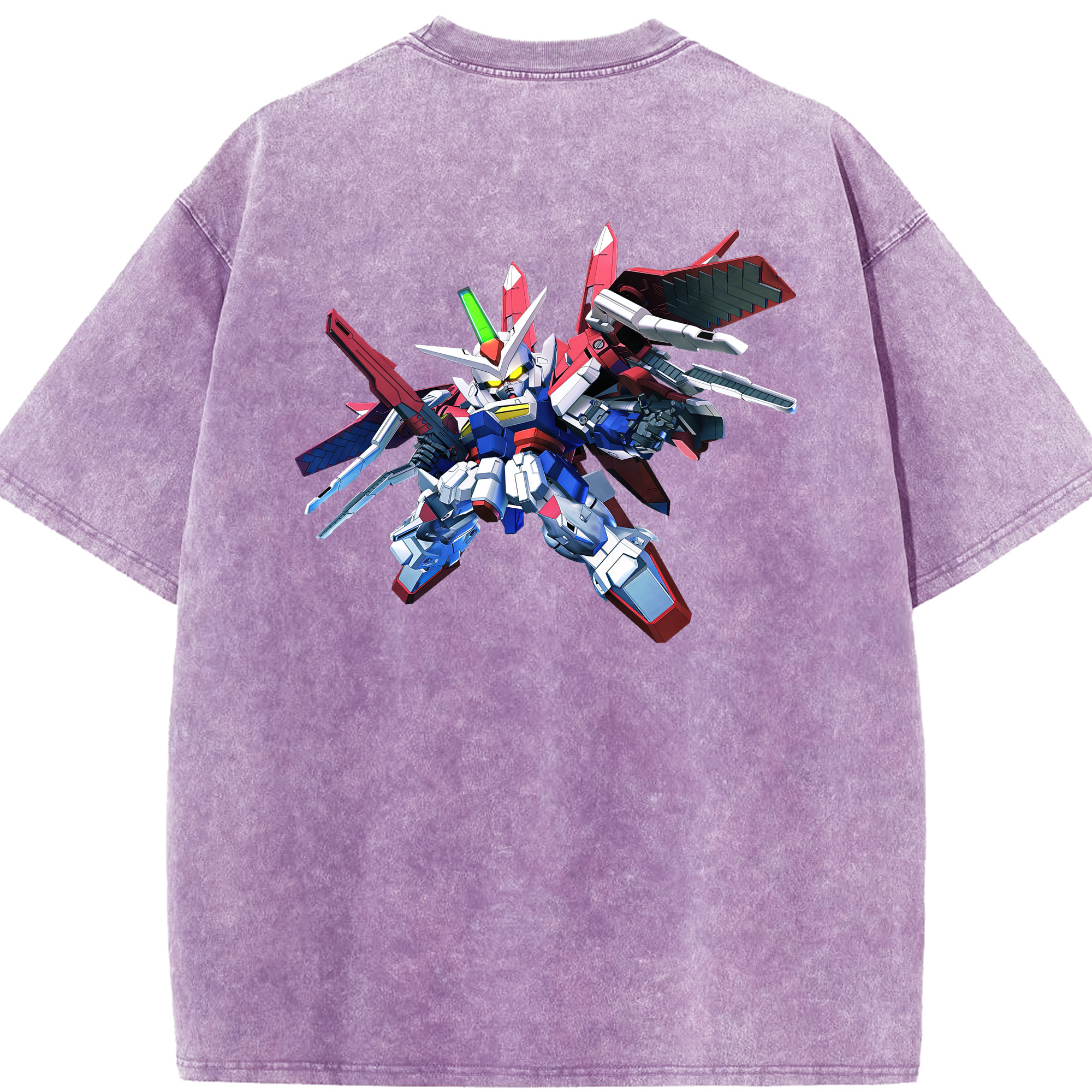 （画像用） 機動戦士ガンダム Mobile Suit Gundam 綿100% ヴィンテージ風 半袖Tシャツ（背面プリント）