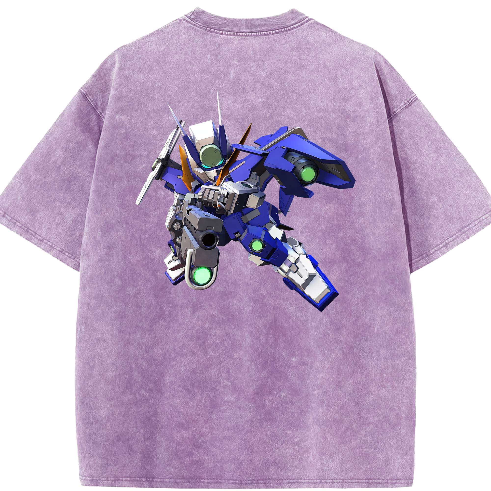 （画像用） 機動戦士ガンダム Mobile Suit Gundam 綿100% ヴィンテージ風 半袖Tシャツ（背面プリント）