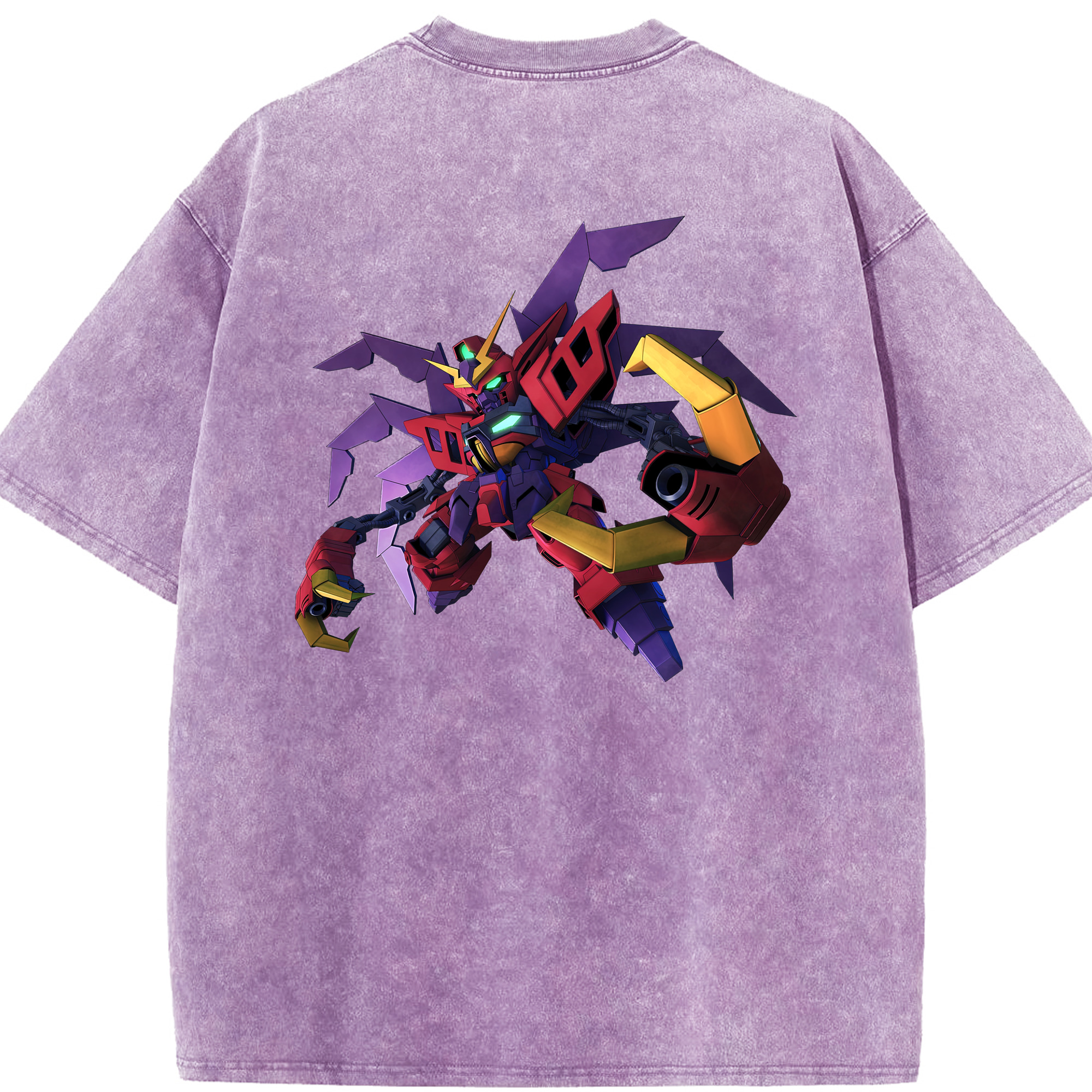 （画像用） 機動戦士ガンダム Mobile Suit Gundam 綿100% ヴィンテージ風 半袖Tシャツ（背面プリント）