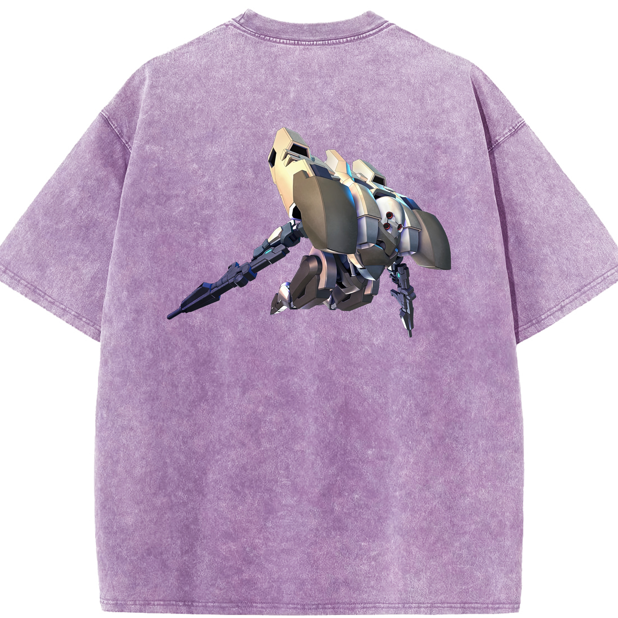 （画像用） 機動戦士ガンダム Mobile Suit Gundam 綿100% ヴィンテージ風 半袖Tシャツ（背面プリント）