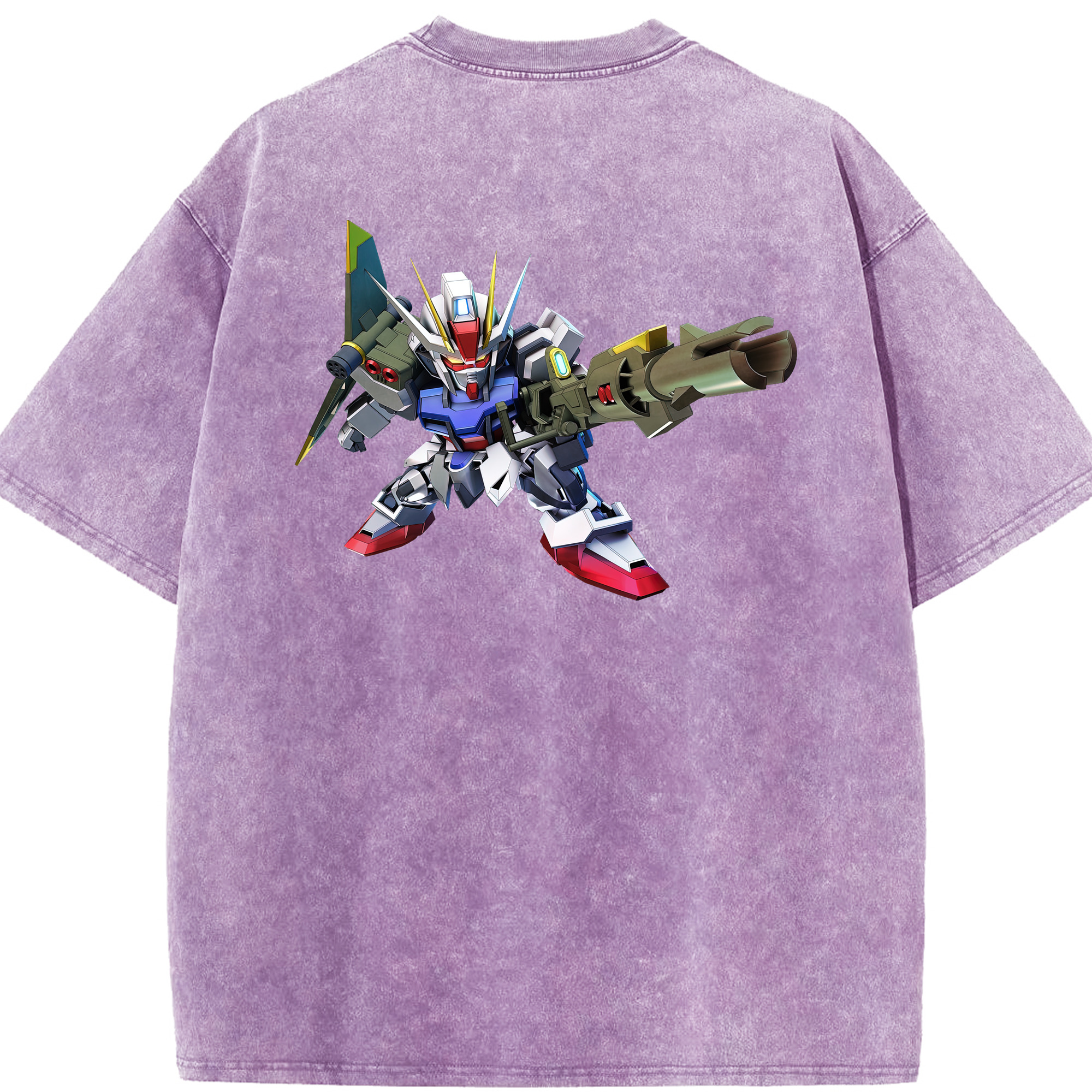 （画像用） 機動戦士ガンダム Mobile Suit Gundam 綿100% ヴィンテージ風 半袖Tシャツ（背面プリント）