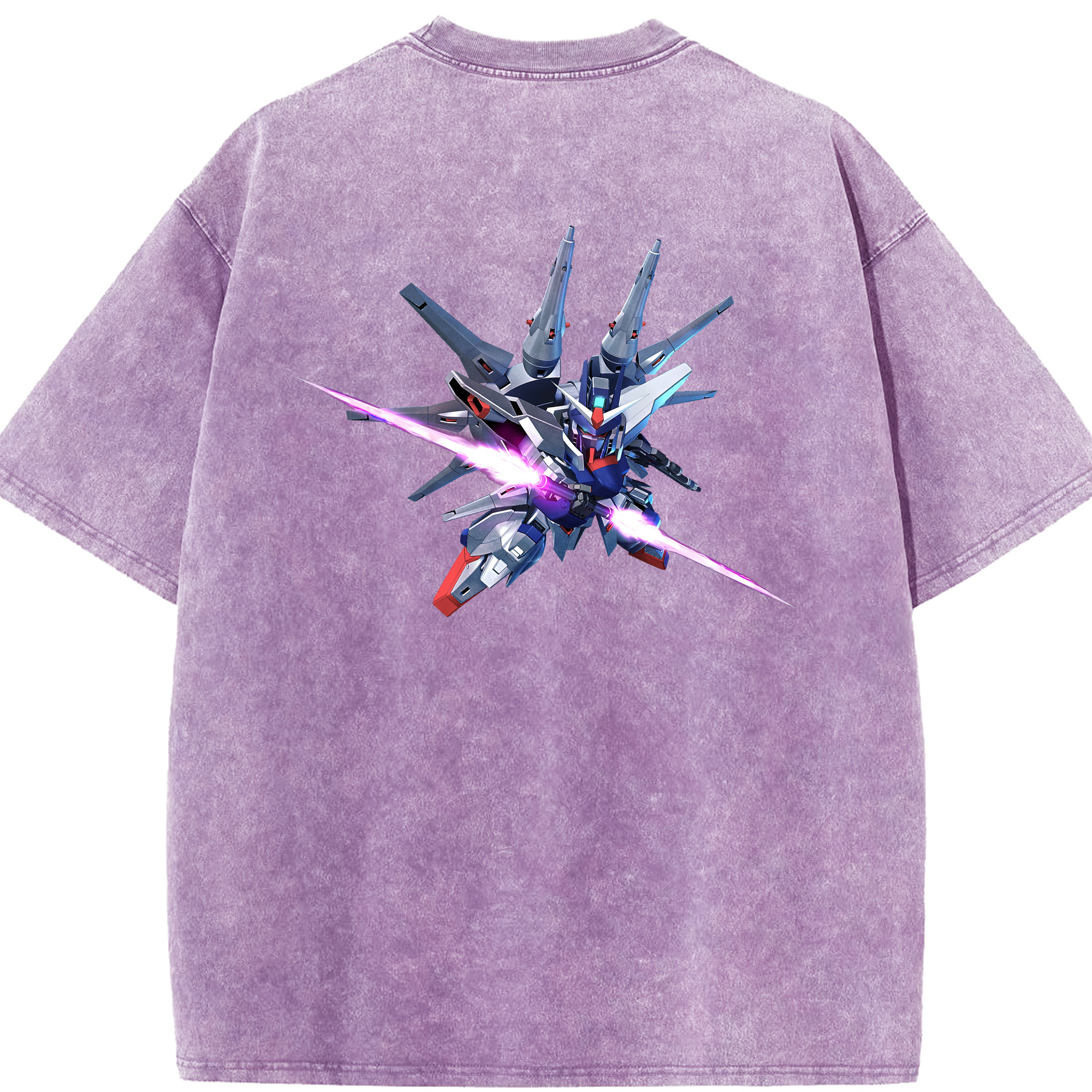 （画像用） 機動戦士ガンダム Mobile Suit Gundam 綿100% ヴィンテージ風 半袖Tシャツ（背面プリント）