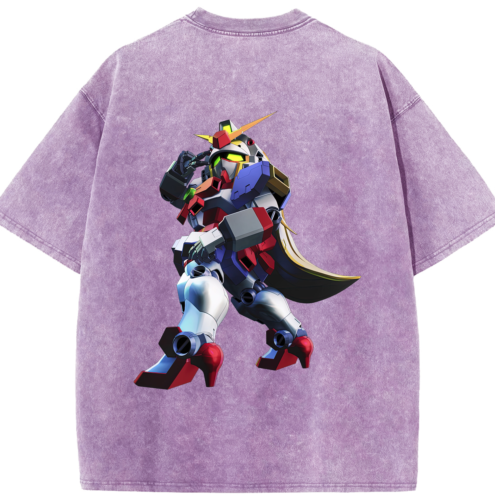 （画像用） 機動戦士ガンダム Mobile Suit Gundam 綿100% ヴィンテージ風 半袖Tシャツ（背面プリント）