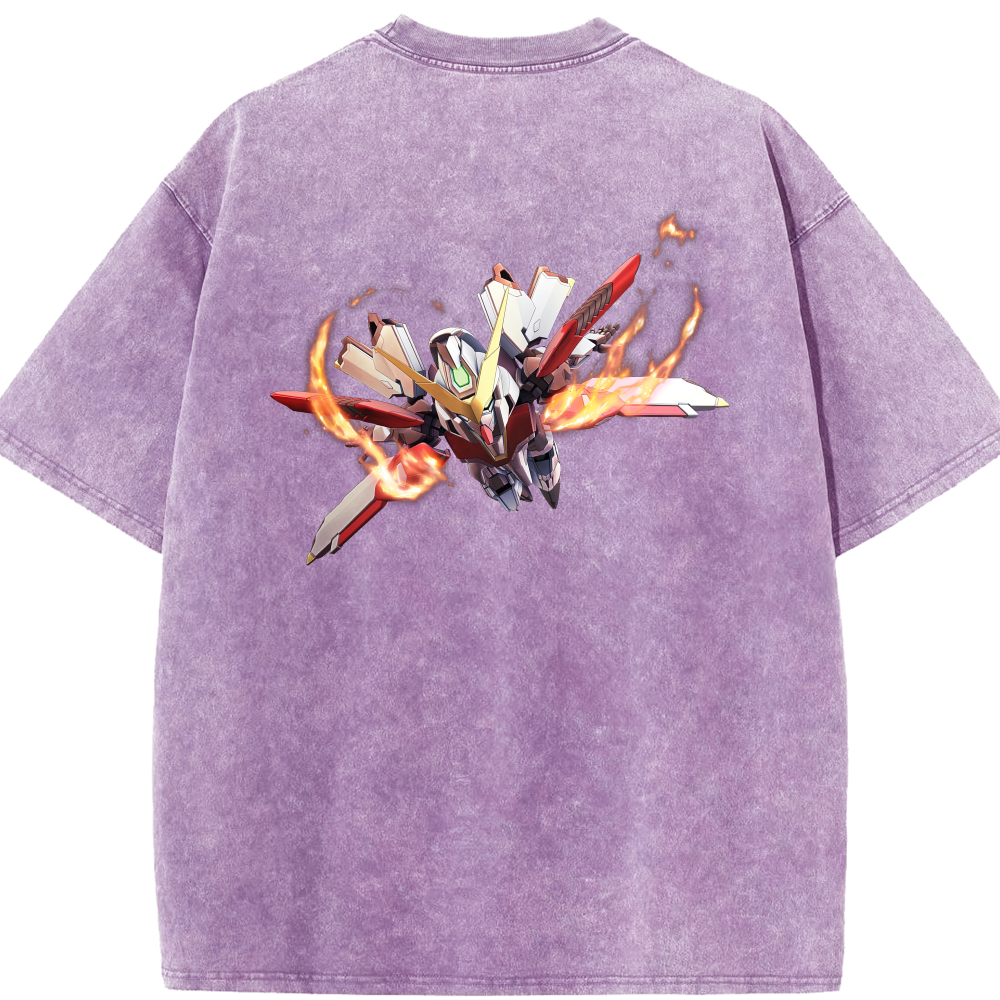 （画像用） 機動戦士ガンダム Mobile Suit Gundam 綿100% ヴィンテージ風 半袖Tシャツ（背面プリント）