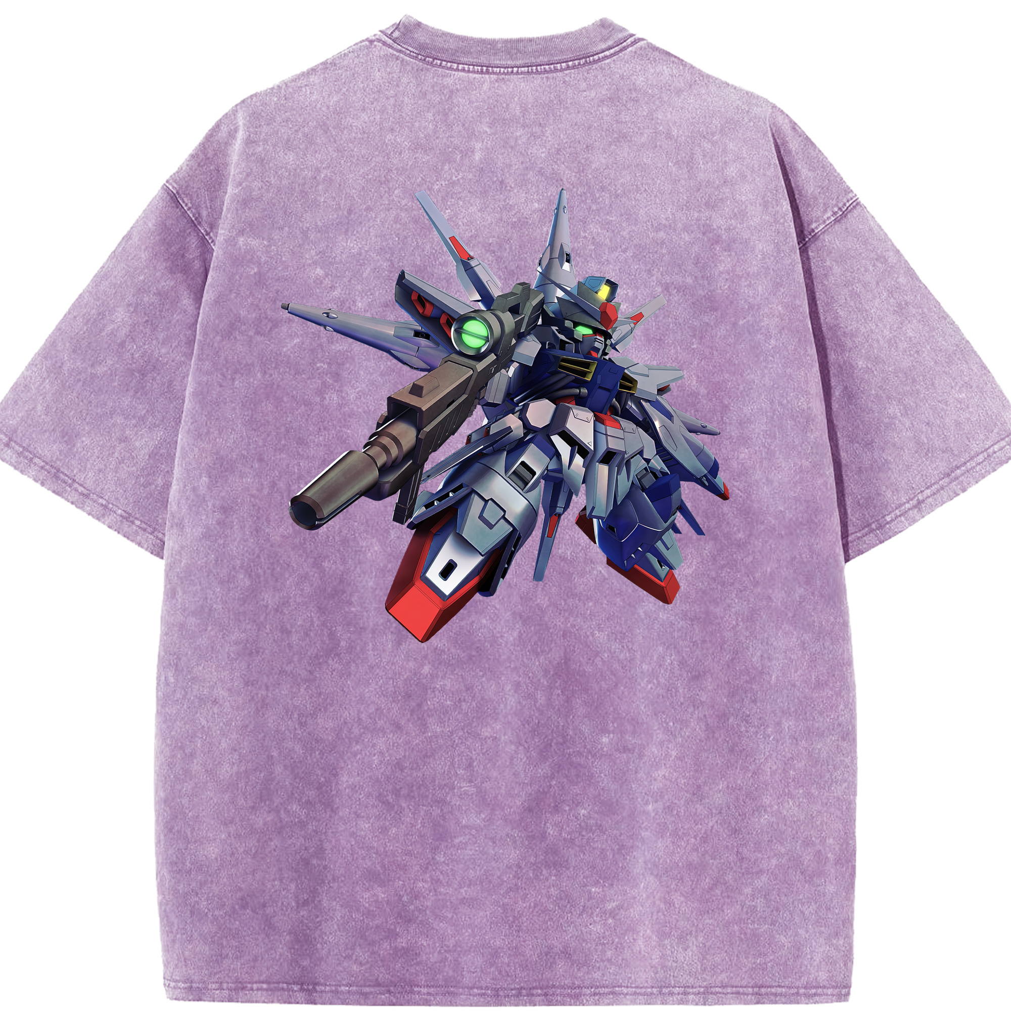 （画像用） 機動戦士ガンダム Mobile Suit Gundam 綿100% ヴィンテージ風 半袖Tシャツ（背面プリント）