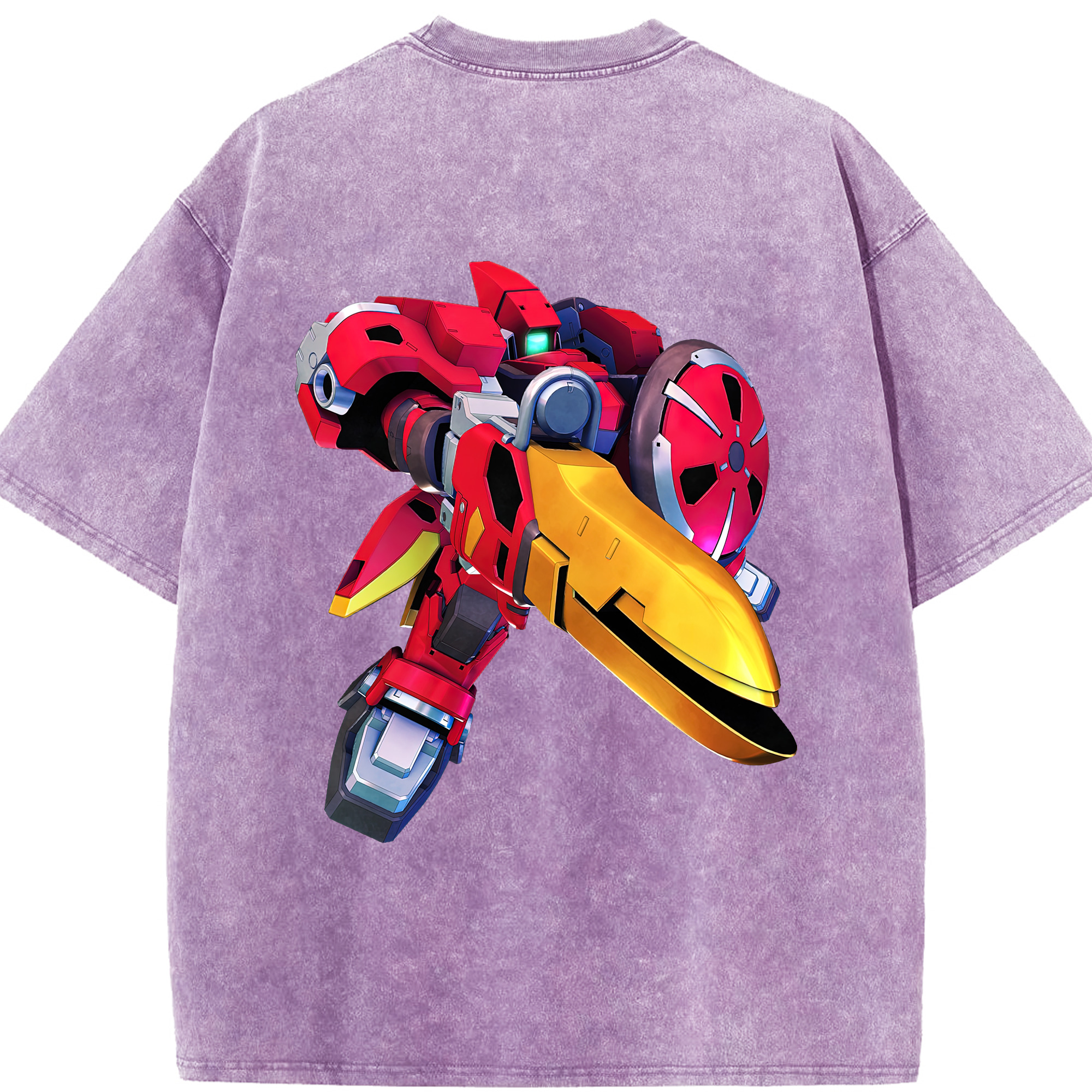 （画像用） 機動戦士ガンダム Mobile Suit Gundam 綿100% ヴィンテージ風 半袖Tシャツ（背面プリント）