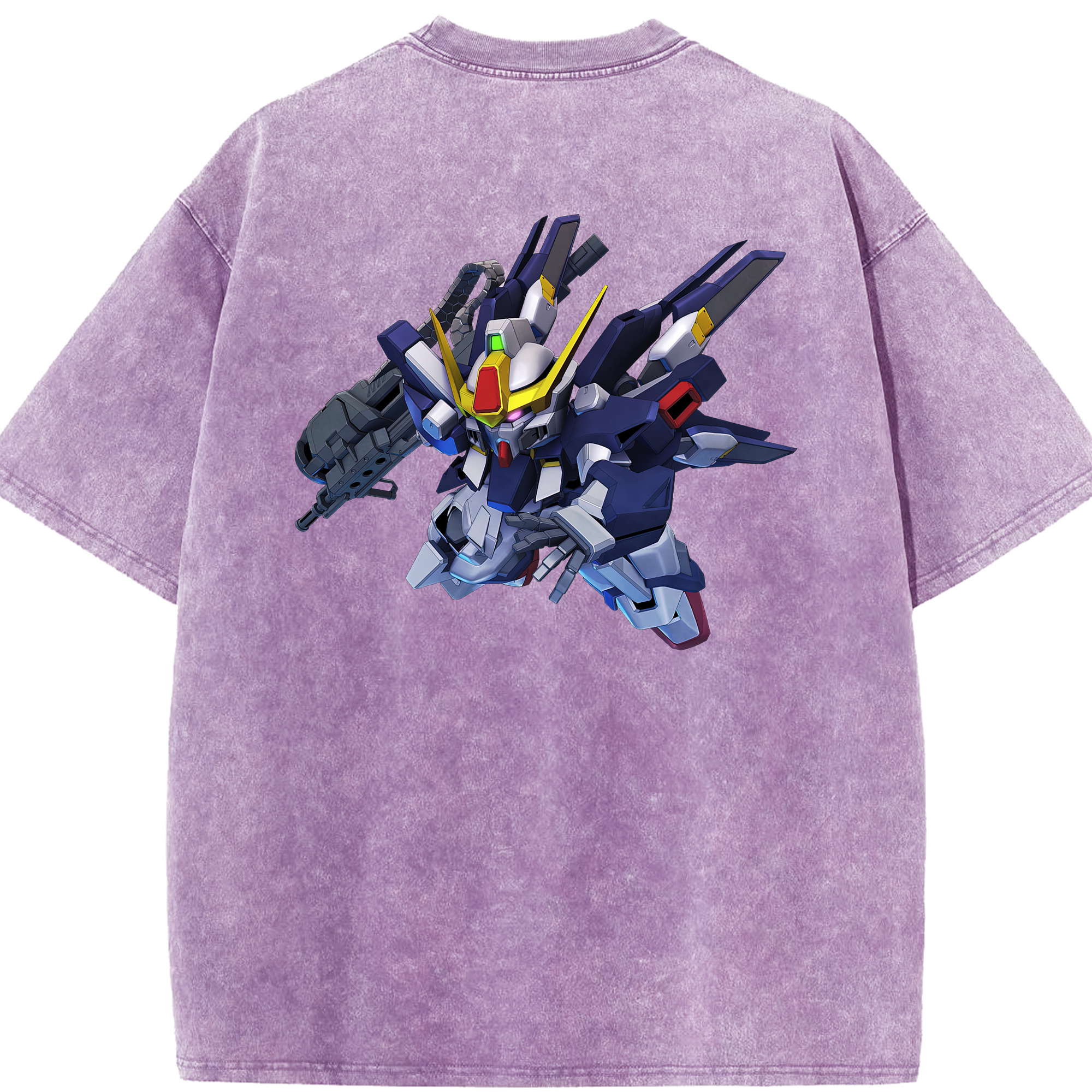 （画像用） 機動戦士ガンダム Mobile Suit Gundam 綿100% ヴィンテージ風 半袖Tシャツ（背面プリント）
