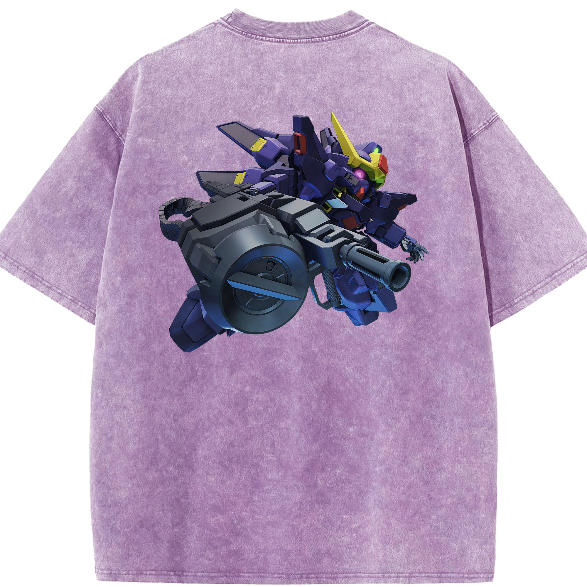 （画像用） 機動戦士ガンダム Mobile Suit Gundam 綿100% ヴィンテージ風 半袖Tシャツ（背面プリント）