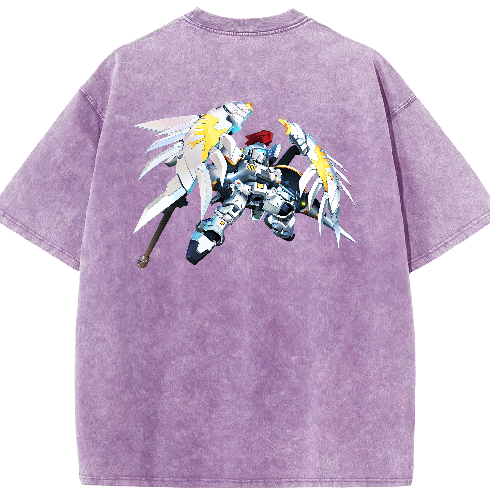 （画像用） 機動戦士ガンダム Mobile Suit Gundam 綿100% ヴィンテージ風 半袖Tシャツ（背面プリント）
