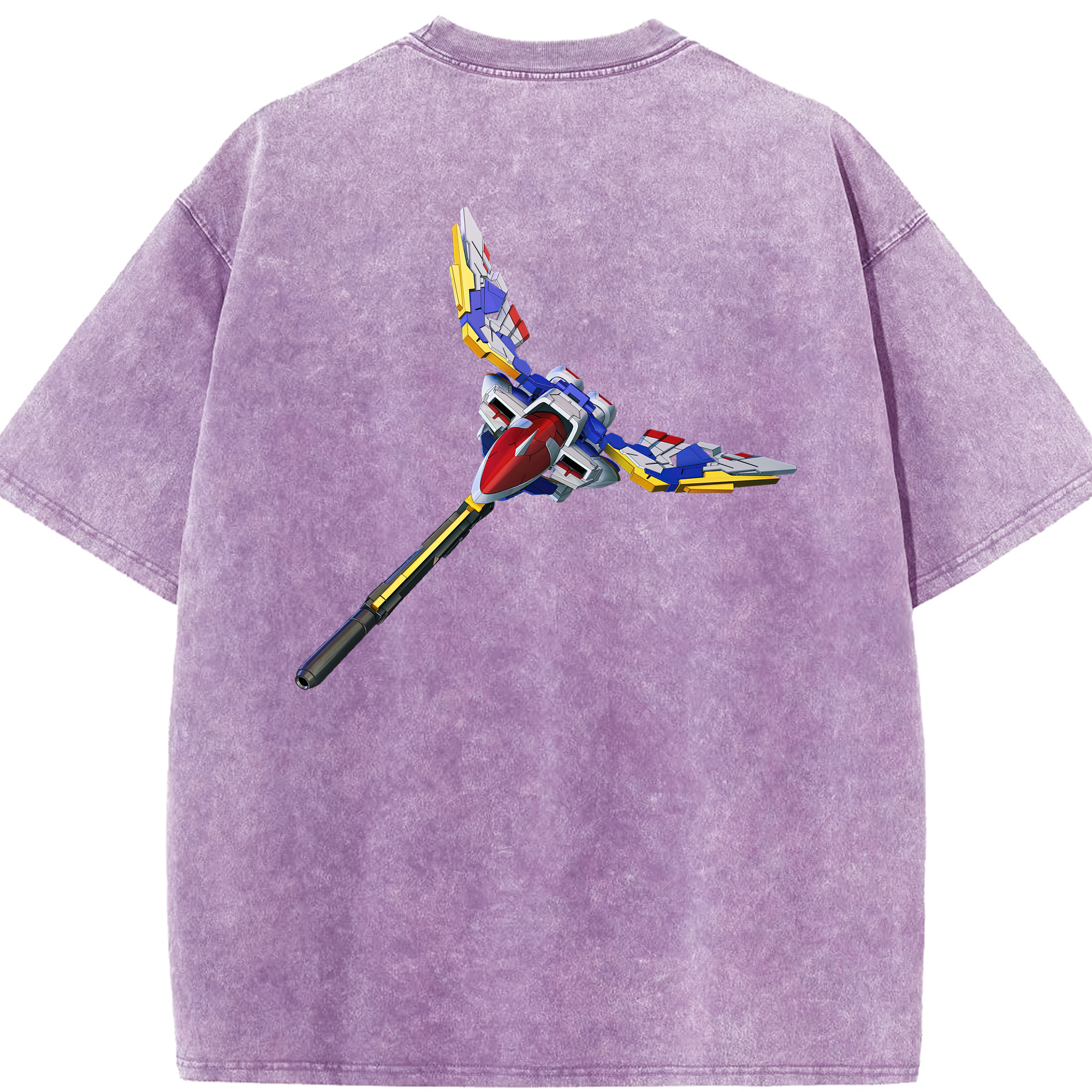 （画像用） 機動戦士ガンダム Mobile Suit Gundam 綿100% ヴィンテージ風 半袖Tシャツ（背面プリント）