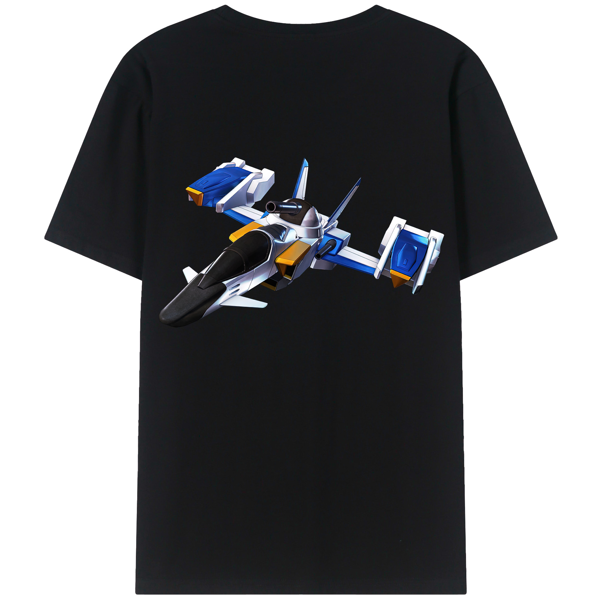 （画像用） 機動戦士ガンダム Mobile Suit Gundam 綿100％ メンズ半袖Tシャツ（バックプリント） 通気性