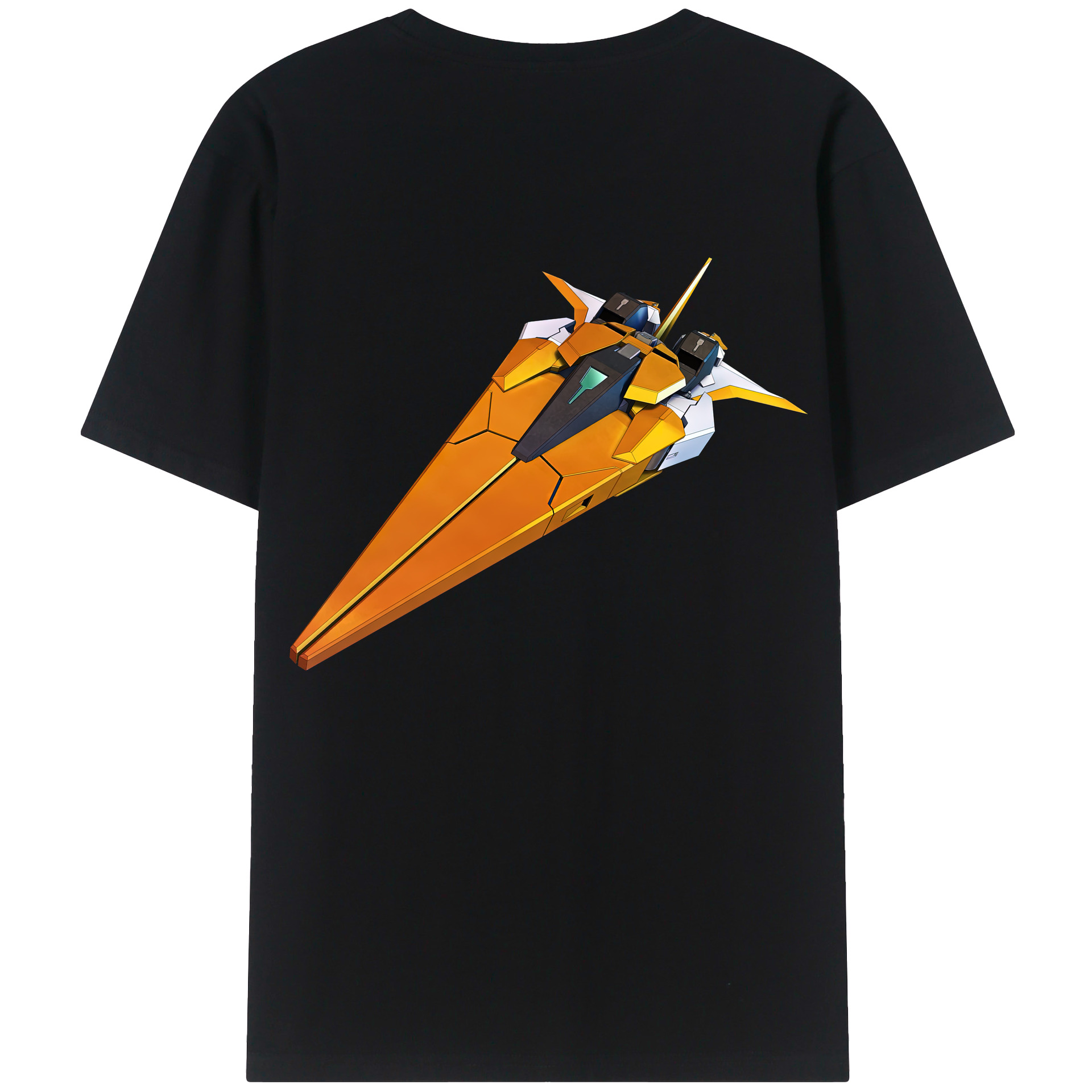 （画像用） 機動戦士ガンダム Mobile Suit Gundam 綿100％ メンズ半袖Tシャツ（バックプリント） 通気性