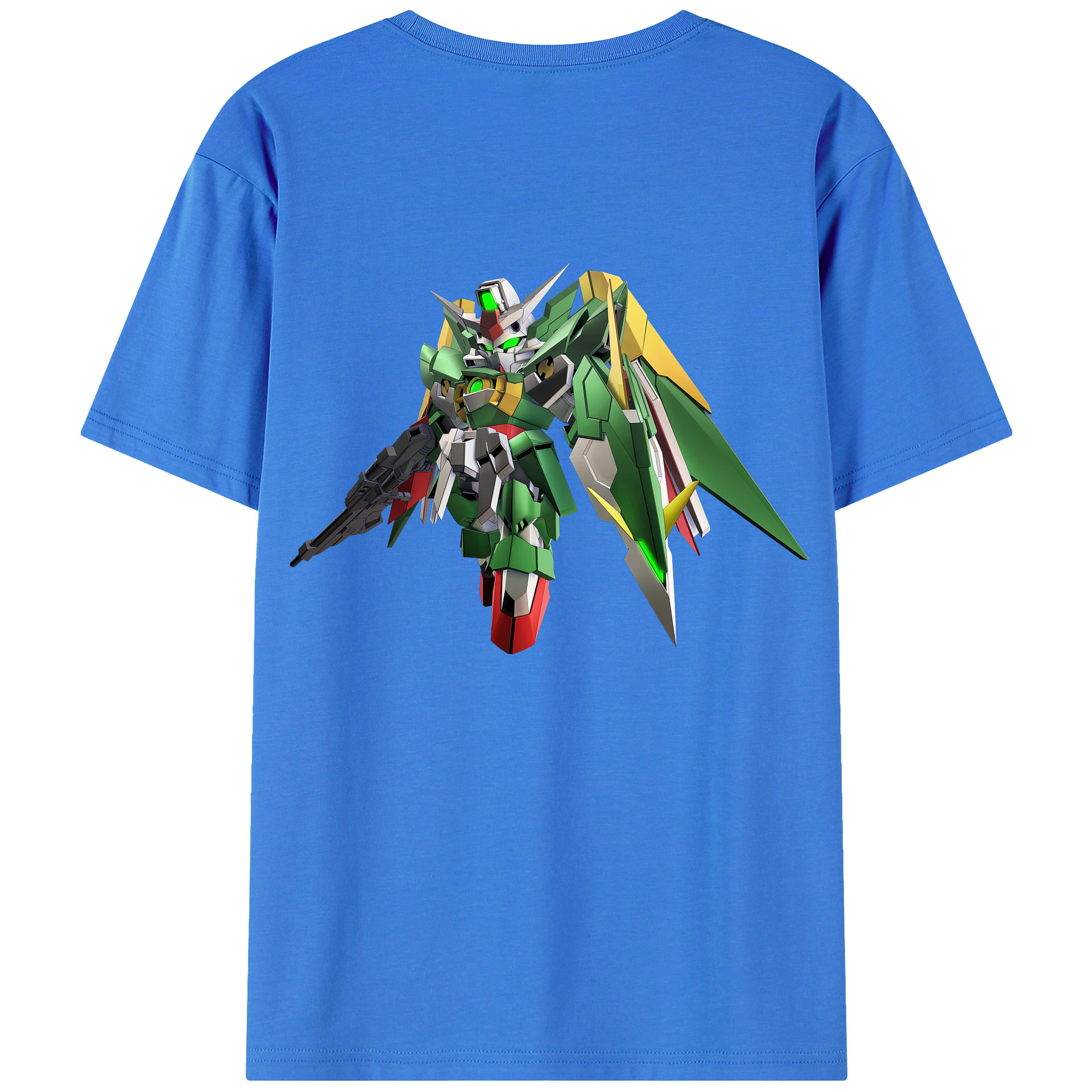 （画像用） 機動戦士ガンダム Mobile Suit Gundam 綿100％ メンズ半袖Tシャツ（バックプリント） 通気性