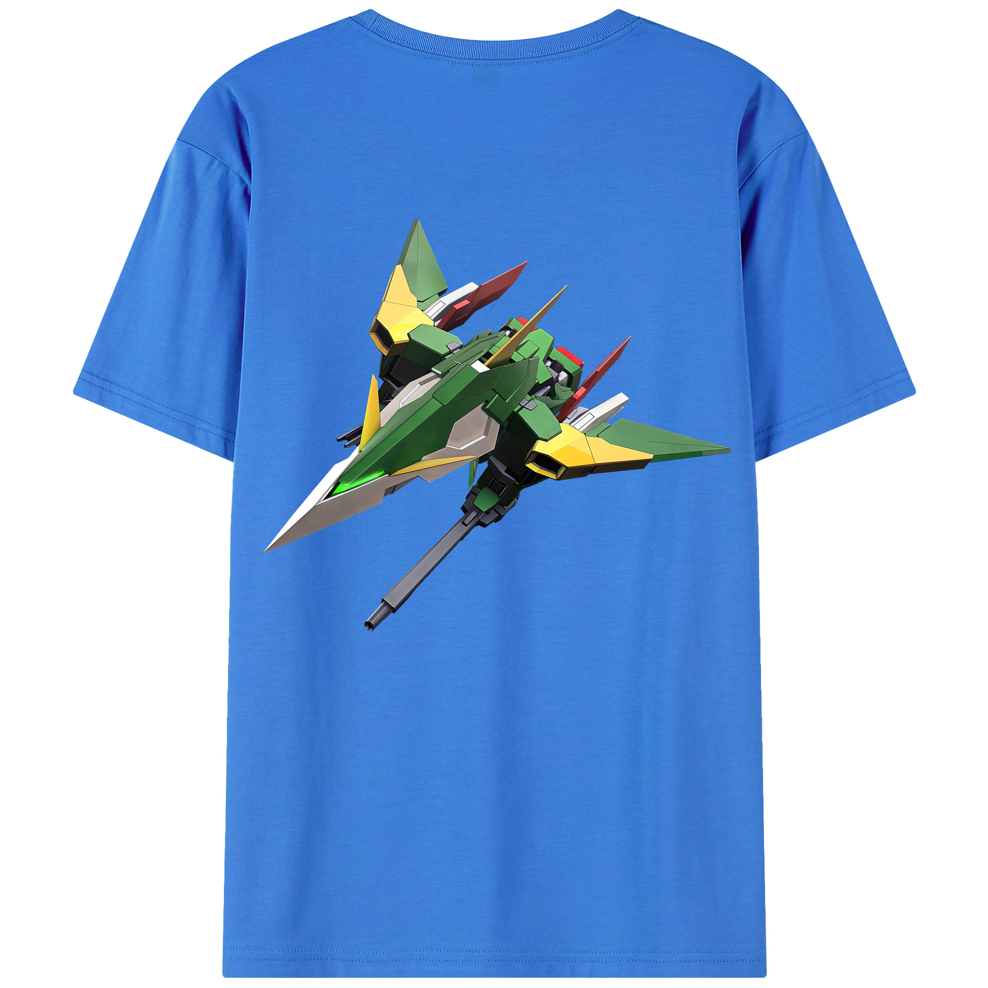 （画像用） 機動戦士ガンダム Mobile Suit Gundam 綿100％ メンズ半袖Tシャツ（バックプリント） 通気性