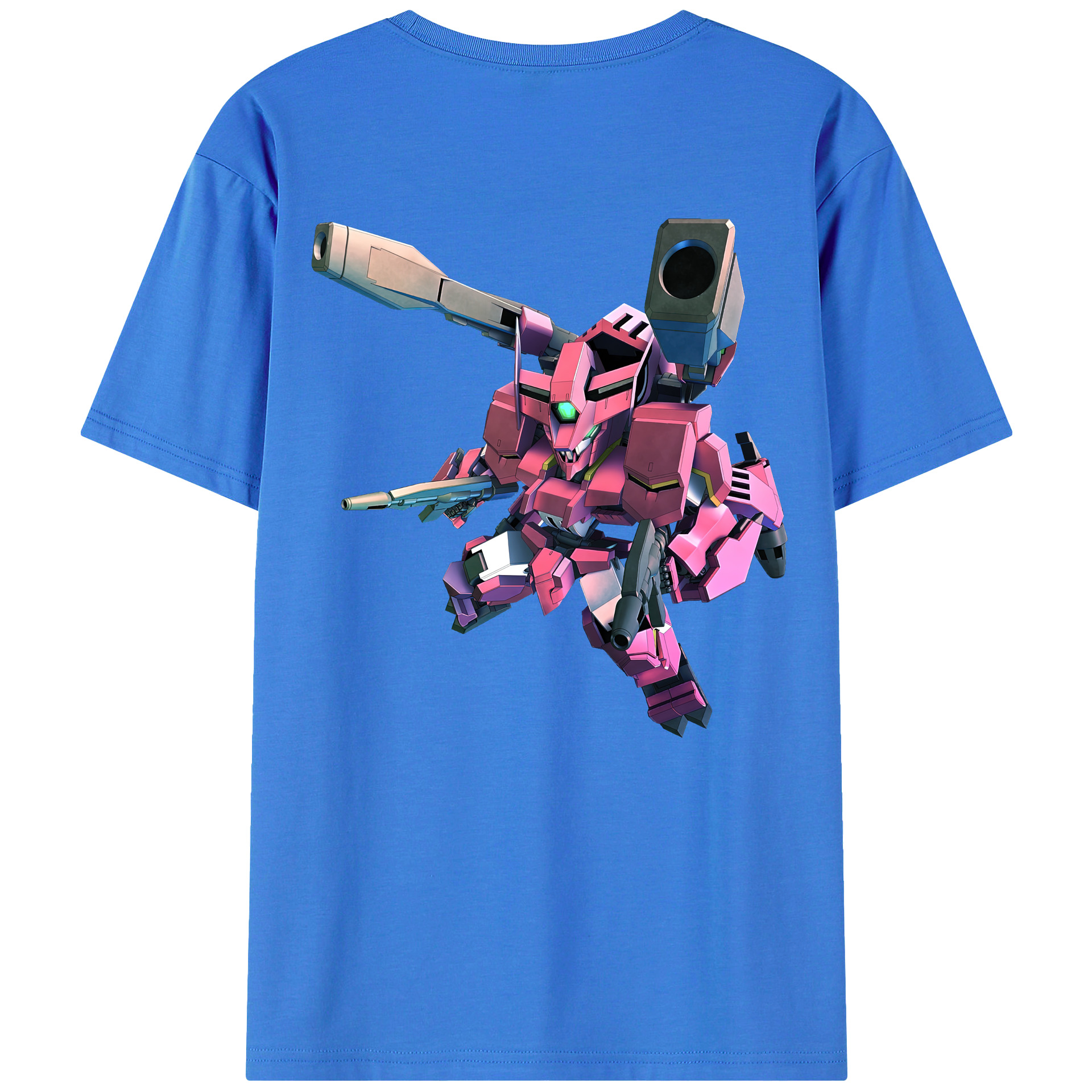 （画像用） 機動戦士ガンダム Mobile Suit Gundam 綿100％ メンズ半袖Tシャツ（バックプリント） 通気性