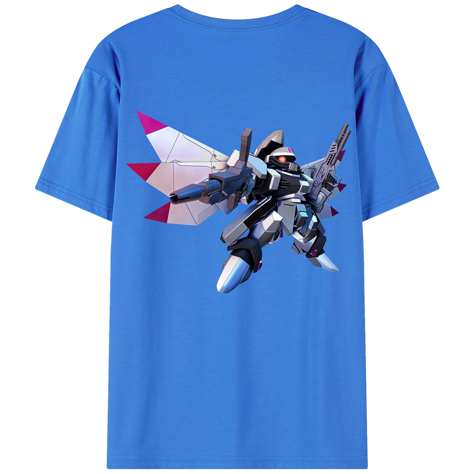 （画像用） 機動戦士ガンダム Mobile Suit Gundam 綿100％ メンズ半袖Tシャツ（バックプリント） 通気性