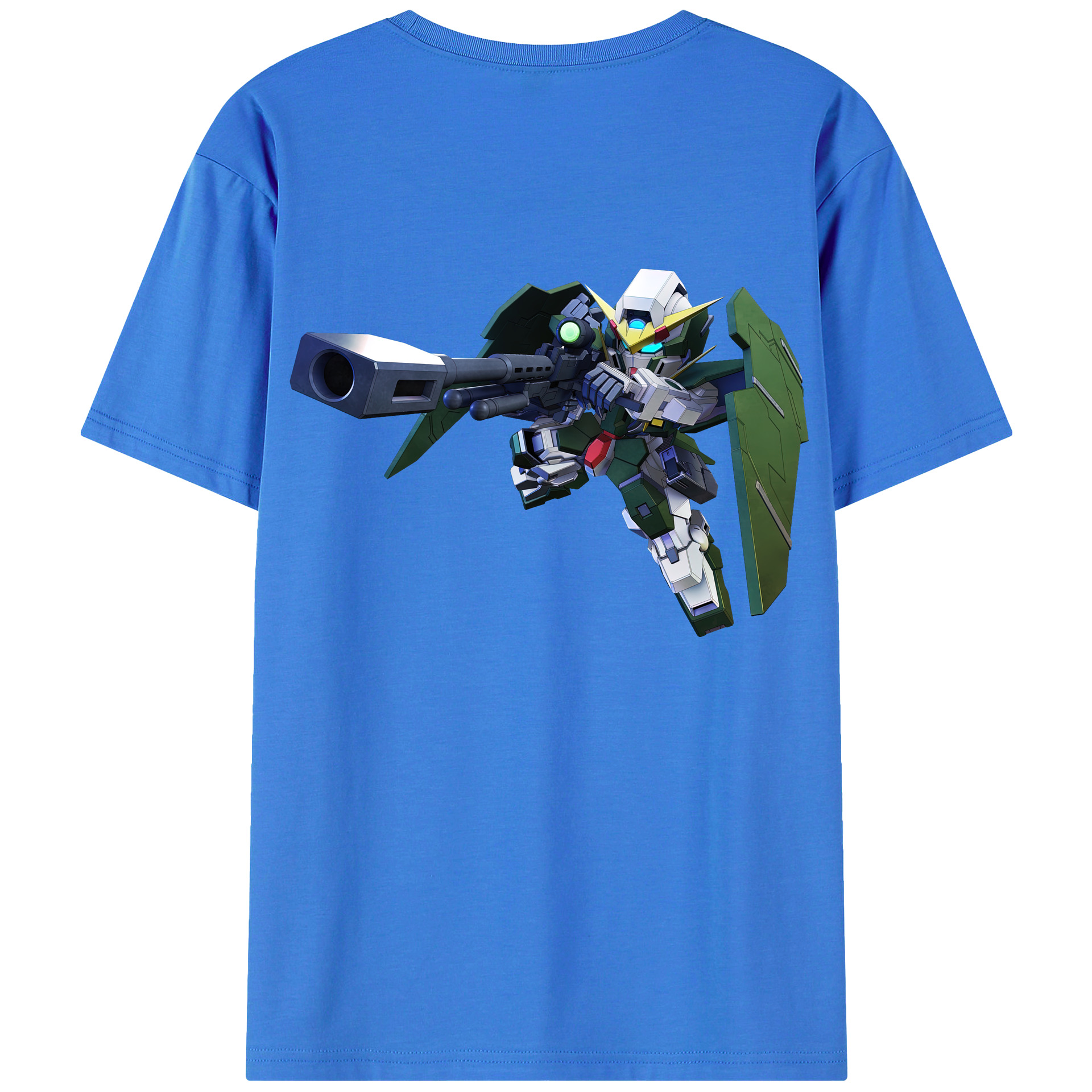 （画像用） 機動戦士ガンダム Mobile Suit Gundam 綿100％ メンズ半袖Tシャツ（バックプリント） 通気性