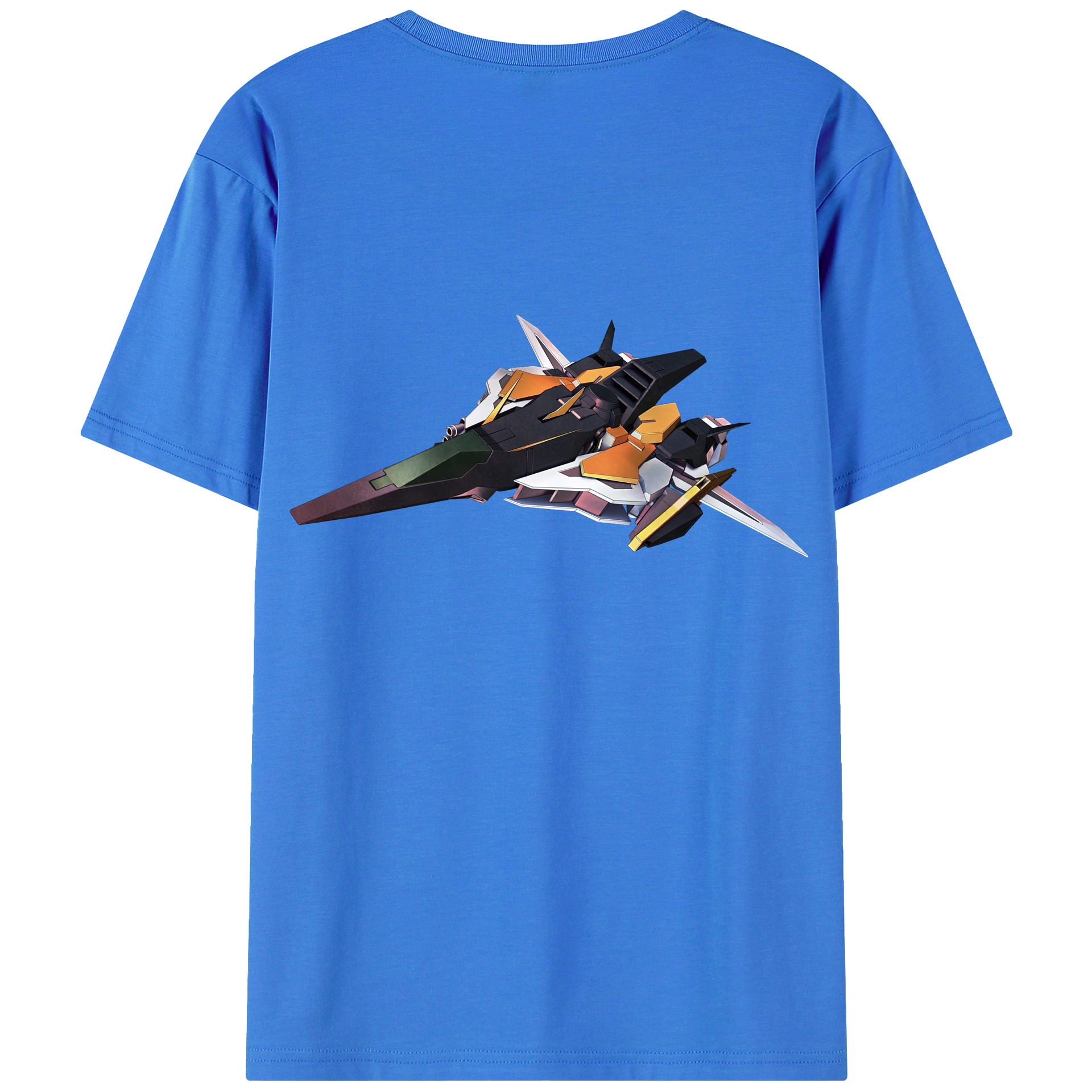（画像用） 機動戦士ガンダム Mobile Suit Gundam 綿100％ メンズ半袖Tシャツ（バックプリント） 通気性