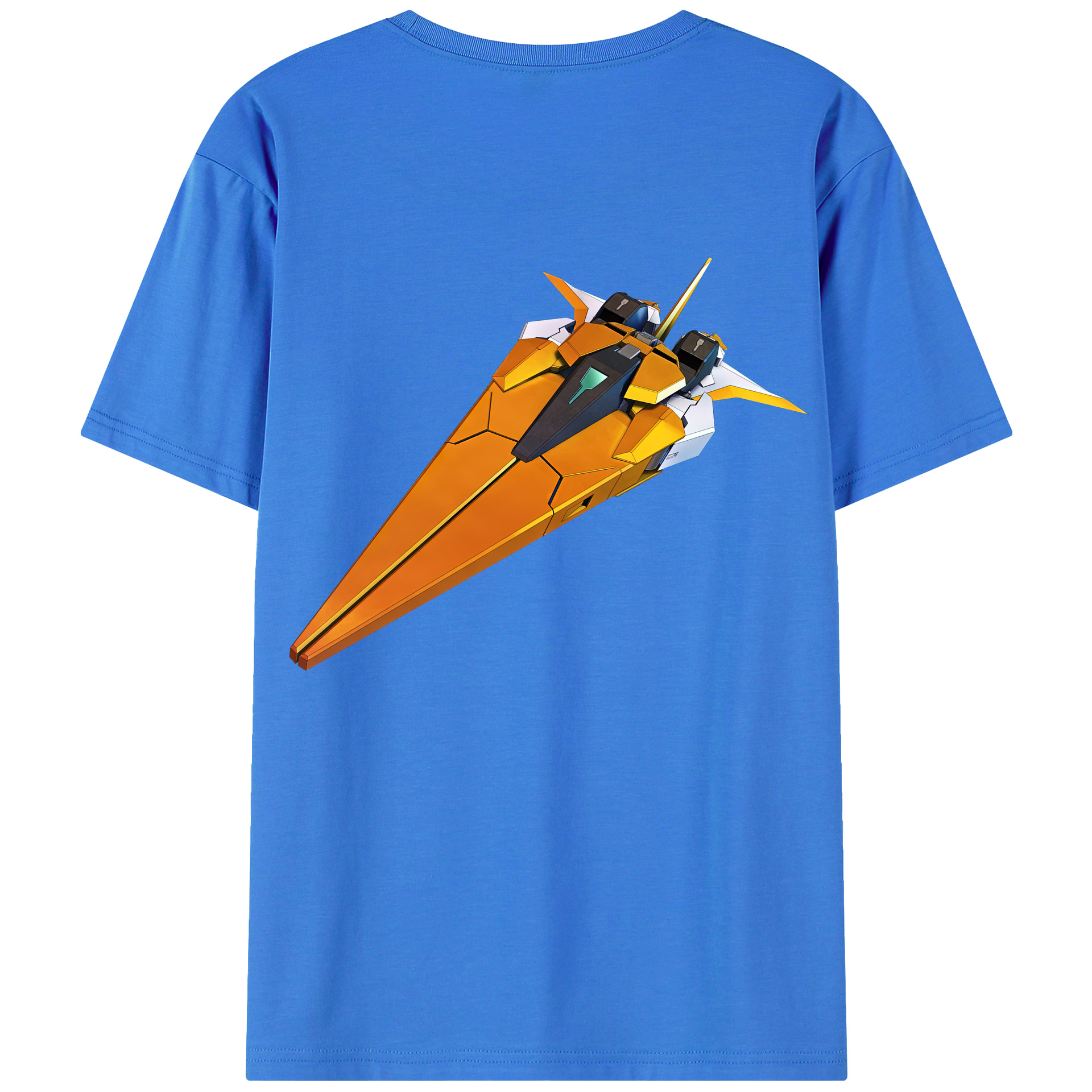 （画像用） 機動戦士ガンダム Mobile Suit Gundam 綿100％ メンズ半袖Tシャツ（バックプリント） 通気性