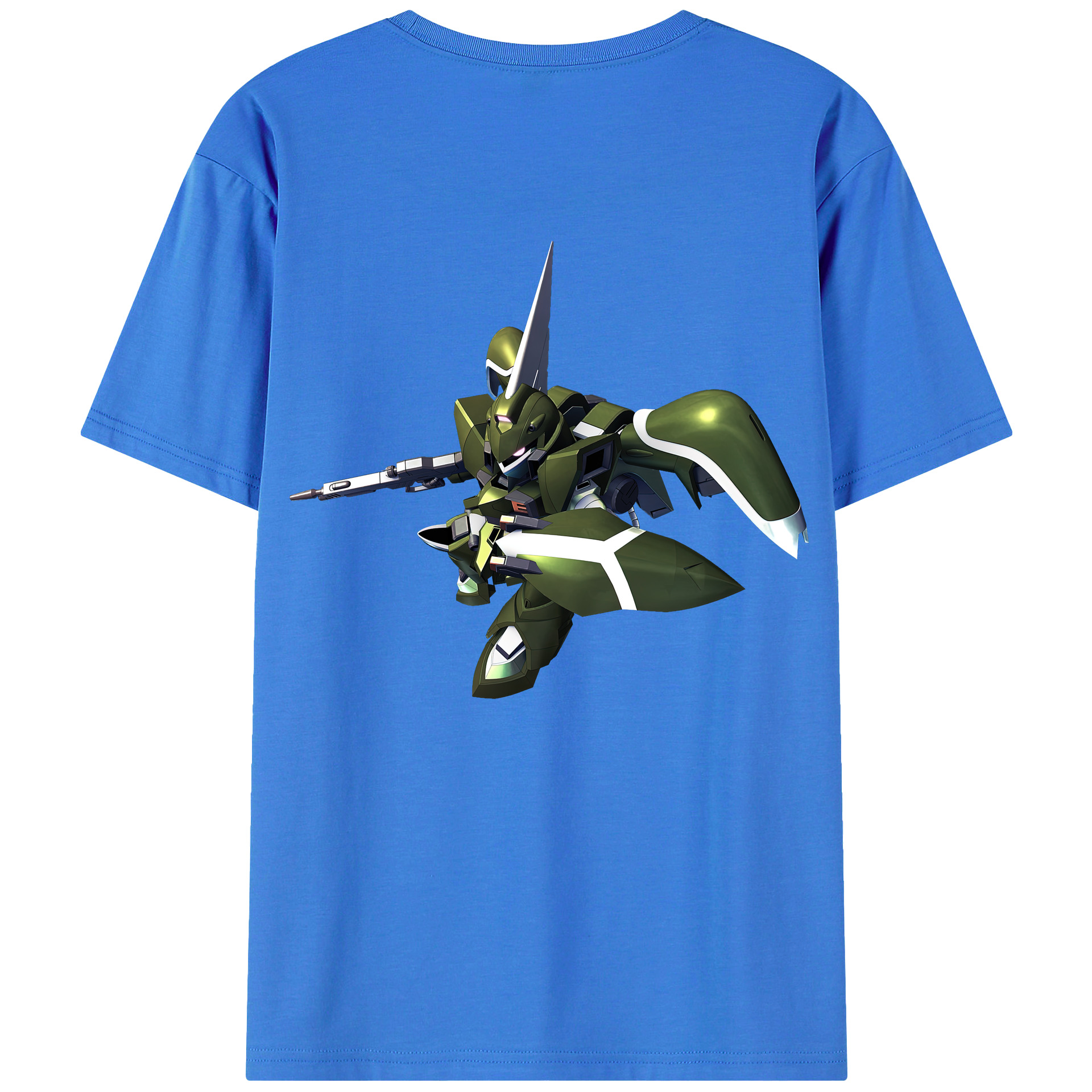 （画像用） 機動戦士ガンダム Mobile Suit Gundam 綿100％ メンズ半袖Tシャツ（バックプリント） 通気性