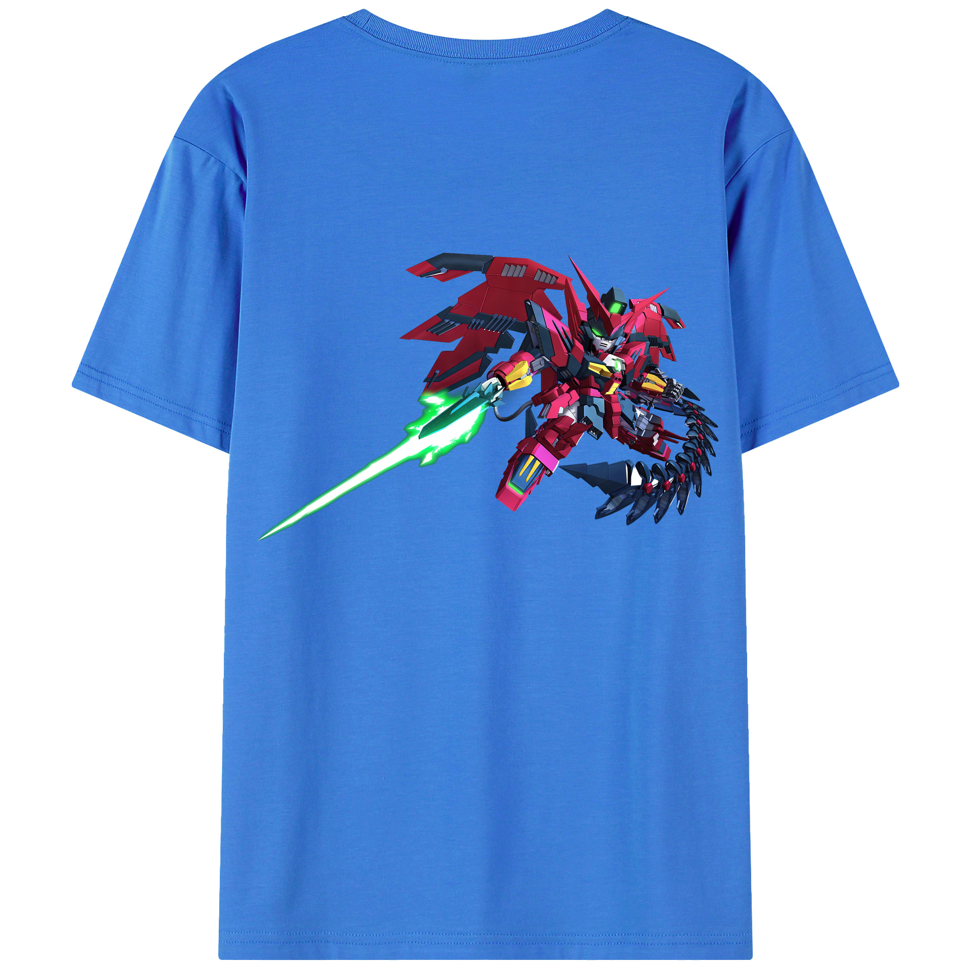（画像用） 機動戦士ガンダム Mobile Suit Gundam 綿100％ メンズ半袖Tシャツ（バックプリント） 通気性
