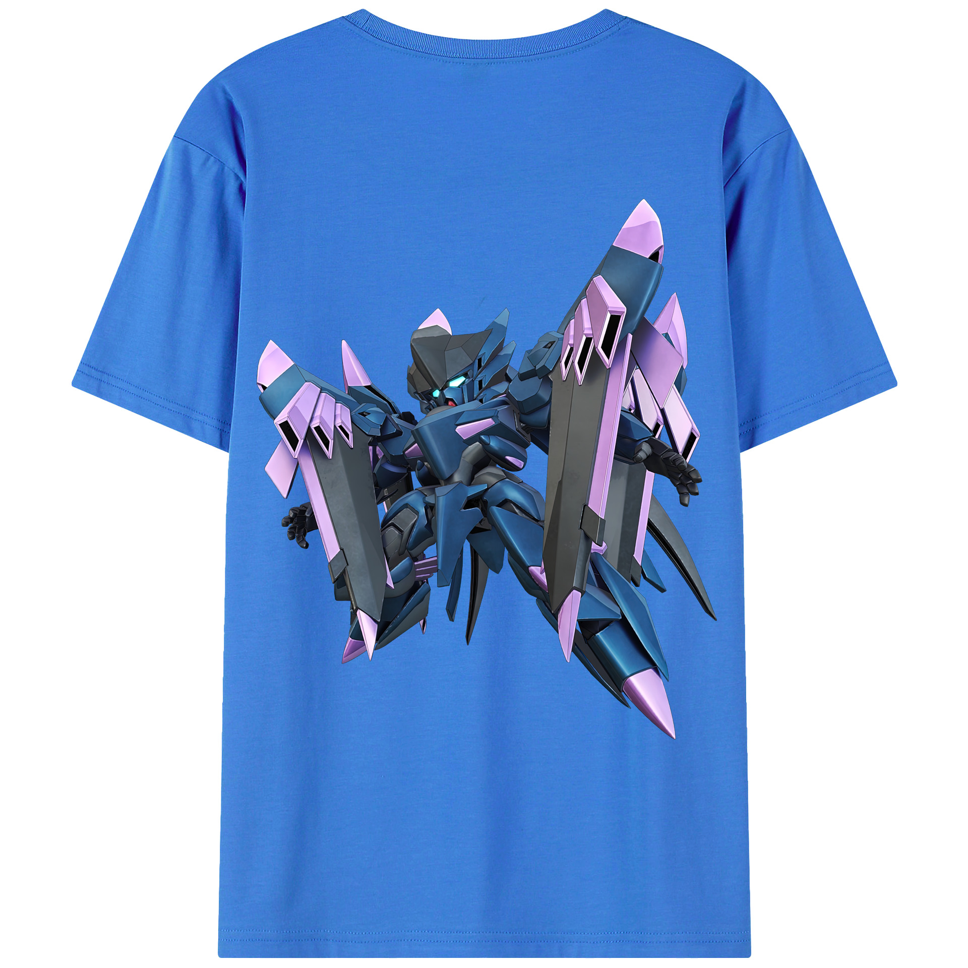 （画像用） 機動戦士ガンダム Mobile Suit Gundam 綿100％ メンズ半袖Tシャツ（バックプリント） 通気性