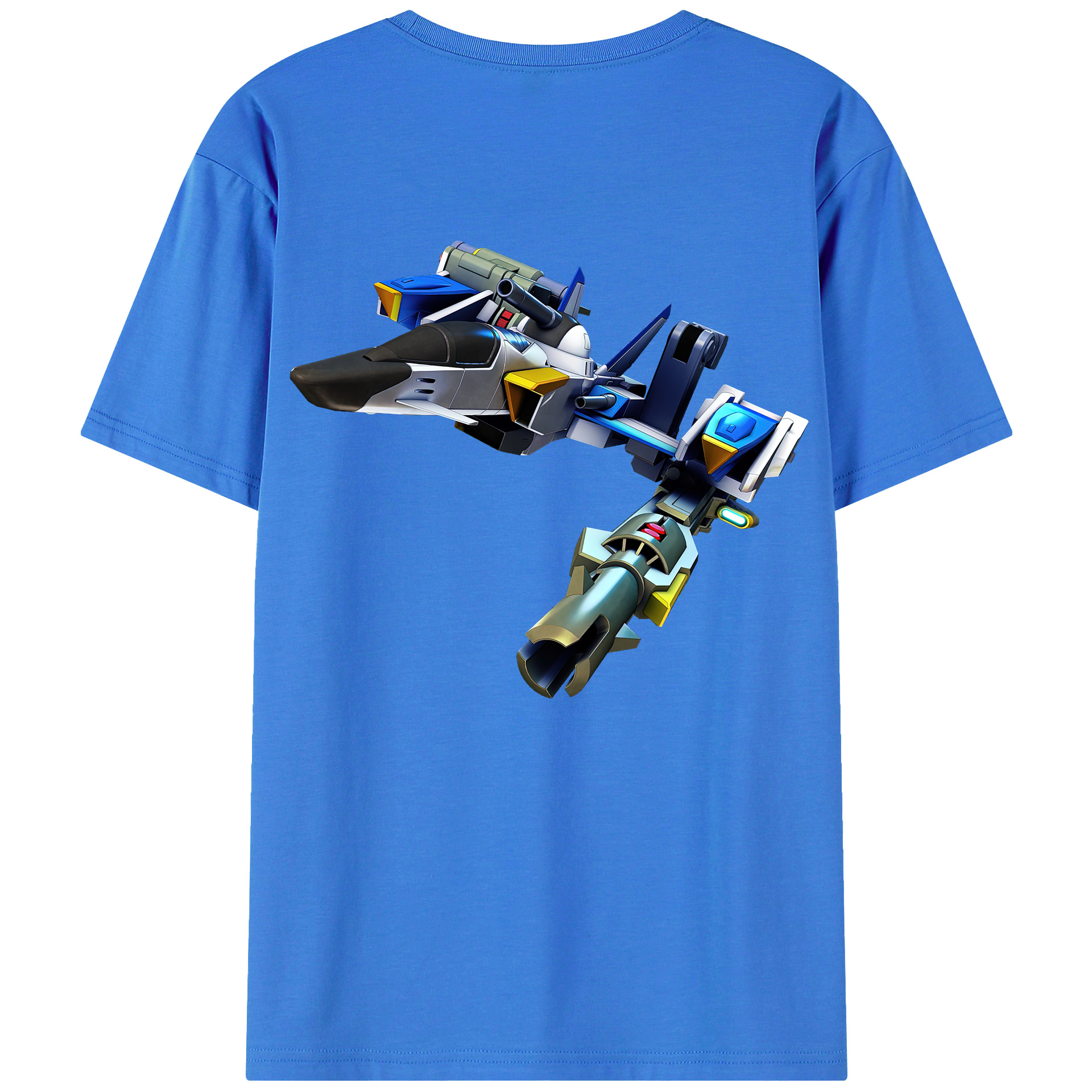 （画像用） 機動戦士ガンダム Mobile Suit Gundam 綿100％ メンズ半袖Tシャツ（バックプリント） 通気性