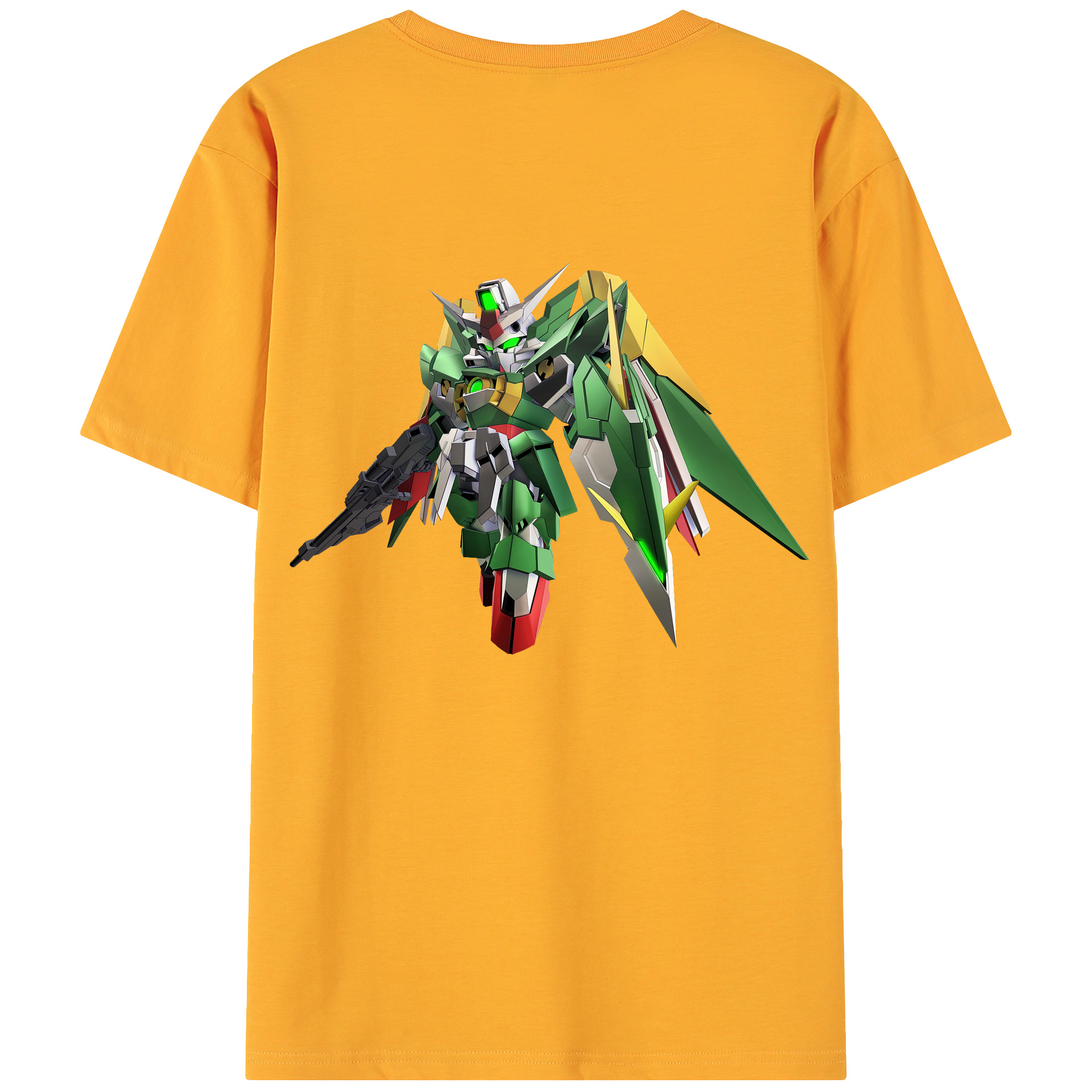 （画像用） 機動戦士ガンダム Mobile Suit Gundam 綿100％ メンズ半袖Tシャツ（バックプリント） 通気性