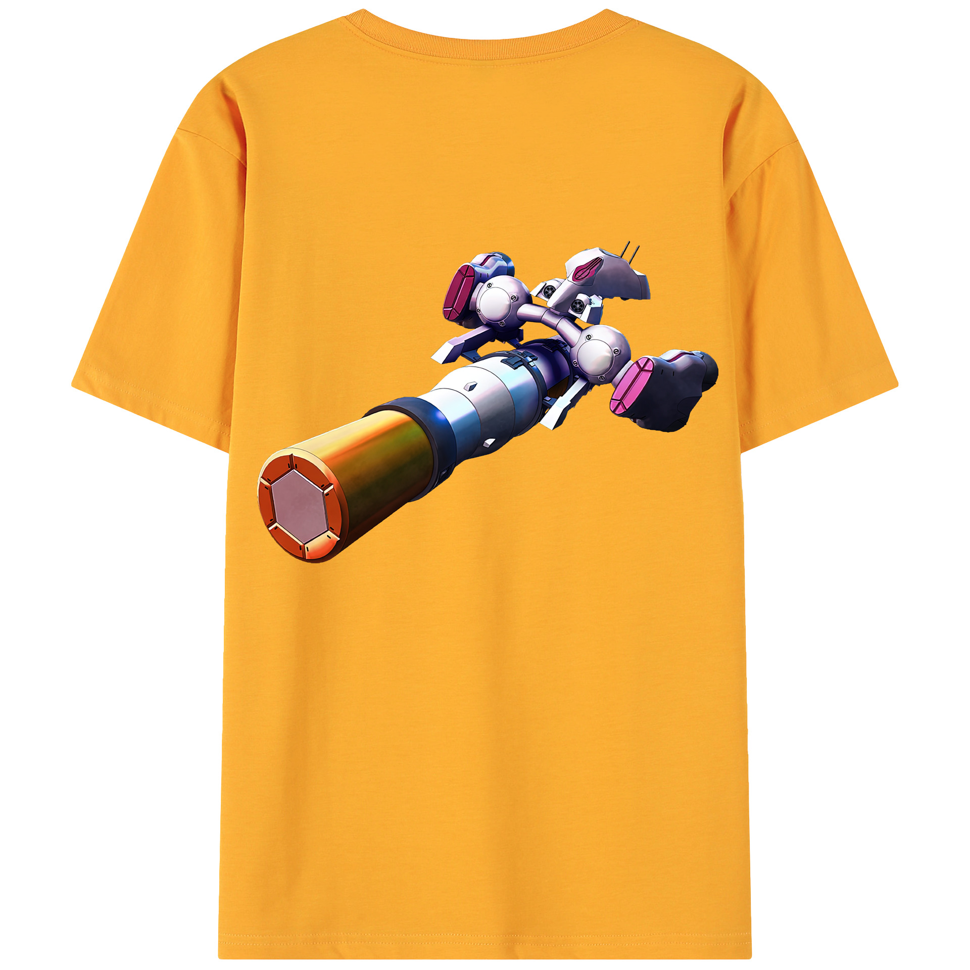 （画像用） 機動戦士ガンダム Mobile Suit Gundam 綿100％ メンズ半袖Tシャツ（バックプリント） 通気性