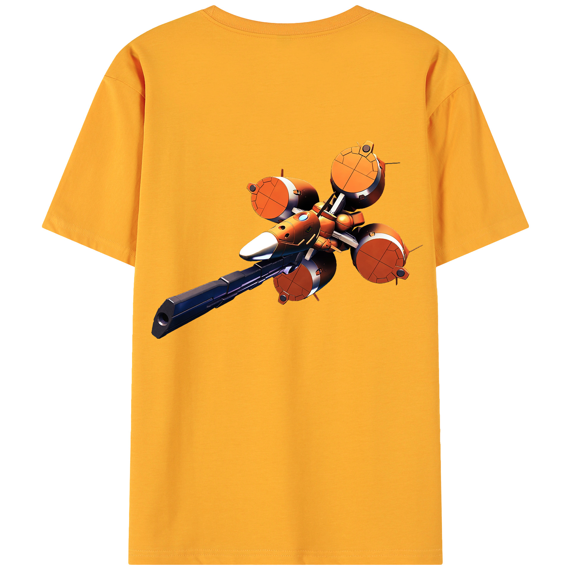 （画像用） 機動戦士ガンダム Mobile Suit Gundam 綿100％ メンズ半袖Tシャツ（バックプリント） 通気性
