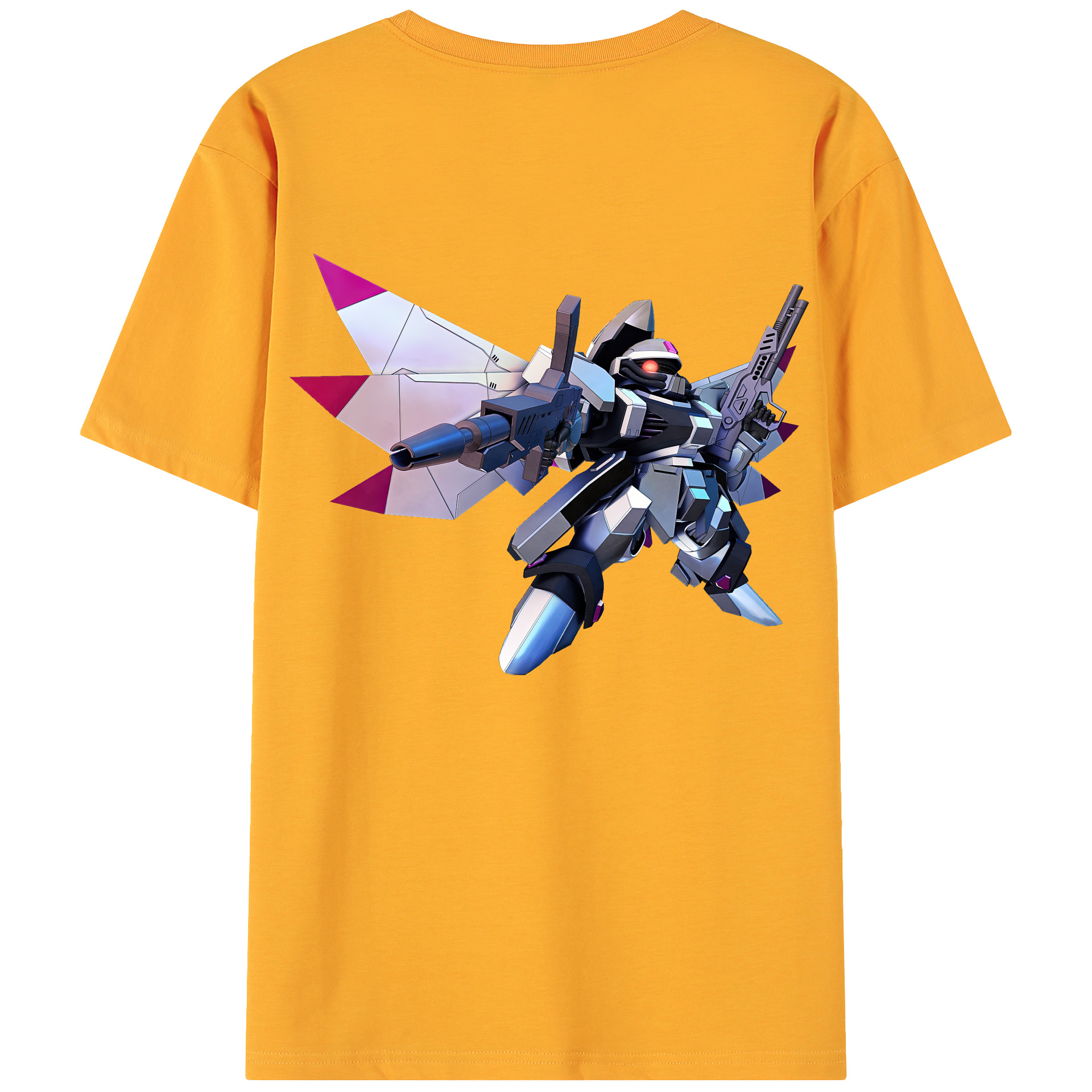 （画像用） 機動戦士ガンダム Mobile Suit Gundam 綿100％ メンズ半袖Tシャツ（バックプリント） 通気性