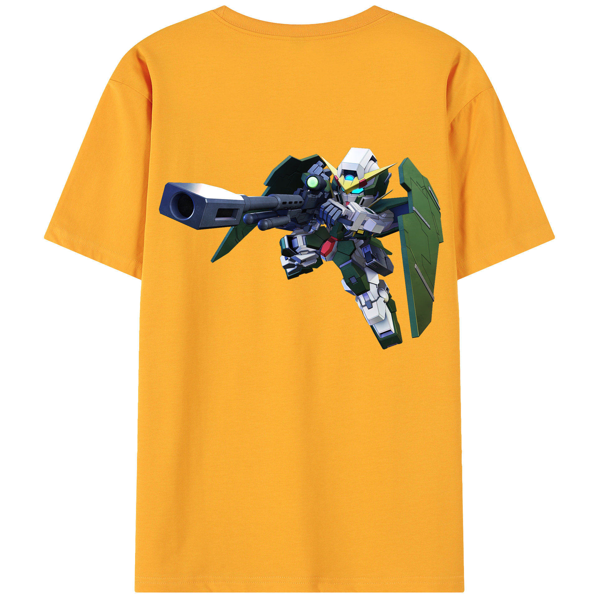 （画像用） 機動戦士ガンダム Mobile Suit Gundam 綿100％ メンズ半袖Tシャツ（バックプリント） 通気性