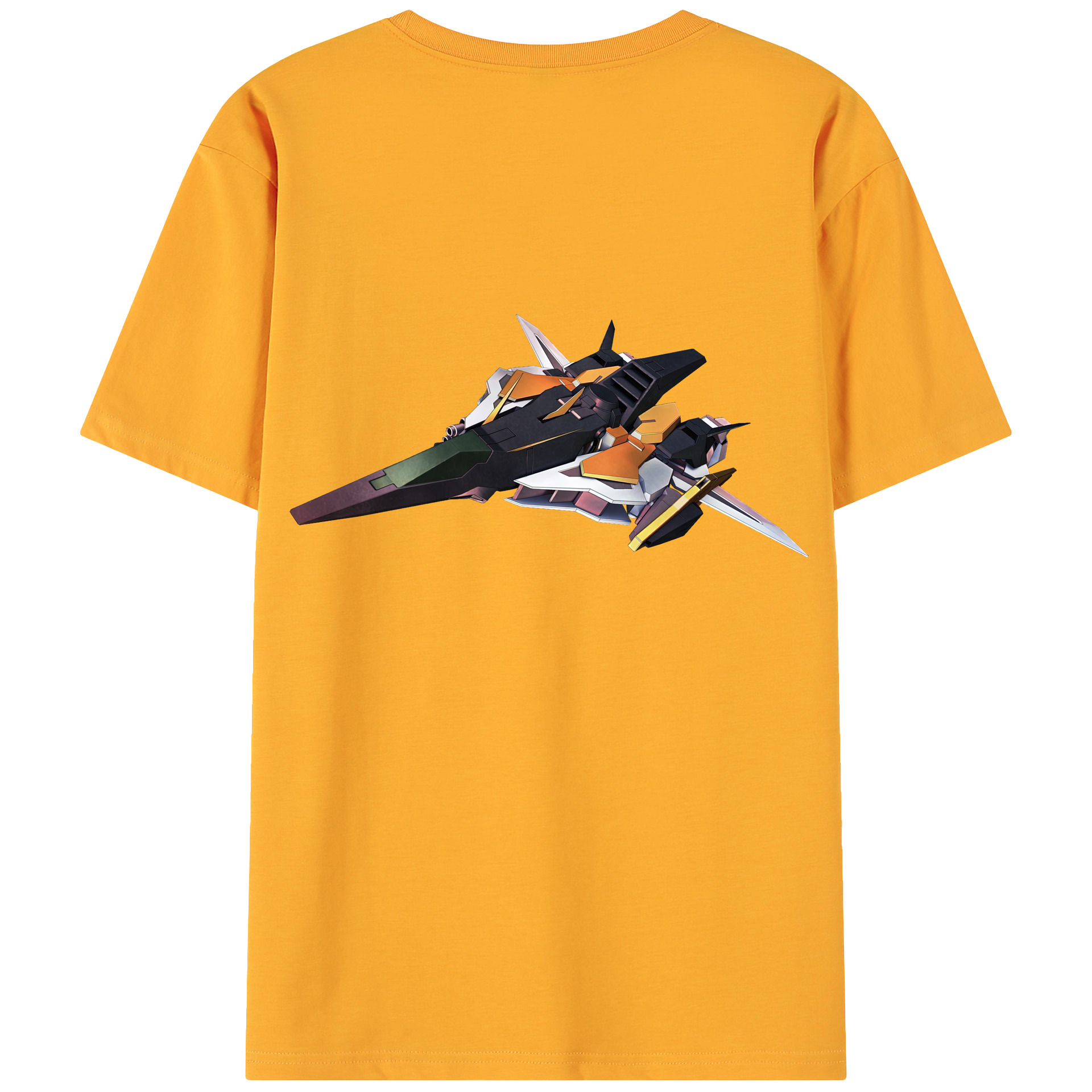（画像用） 機動戦士ガンダム Mobile Suit Gundam 綿100％ メンズ半袖Tシャツ（バックプリント） 通気性