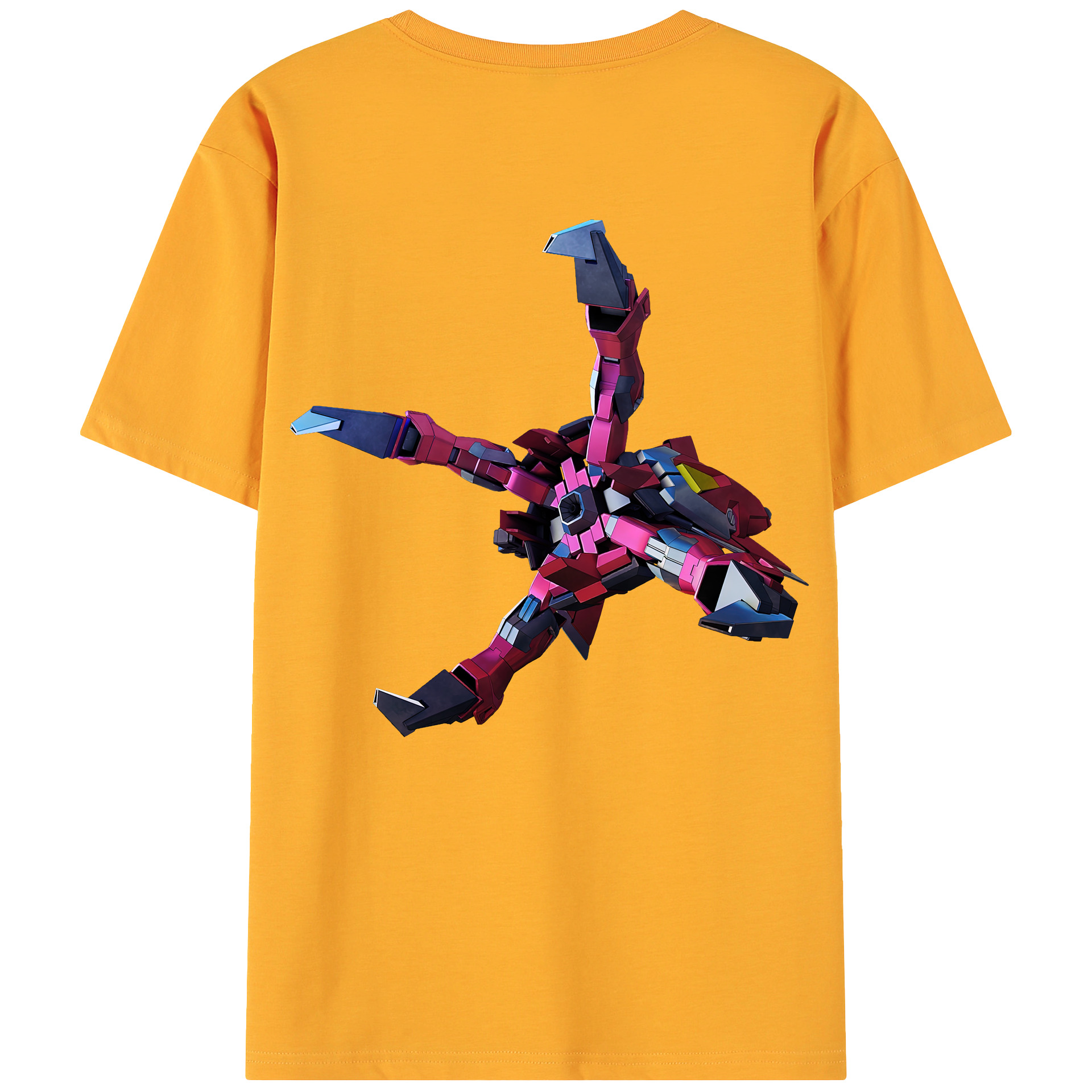 （画像用） 機動戦士ガンダム Mobile Suit Gundam 綿100％ メンズ半袖Tシャツ（バックプリント） 通気性